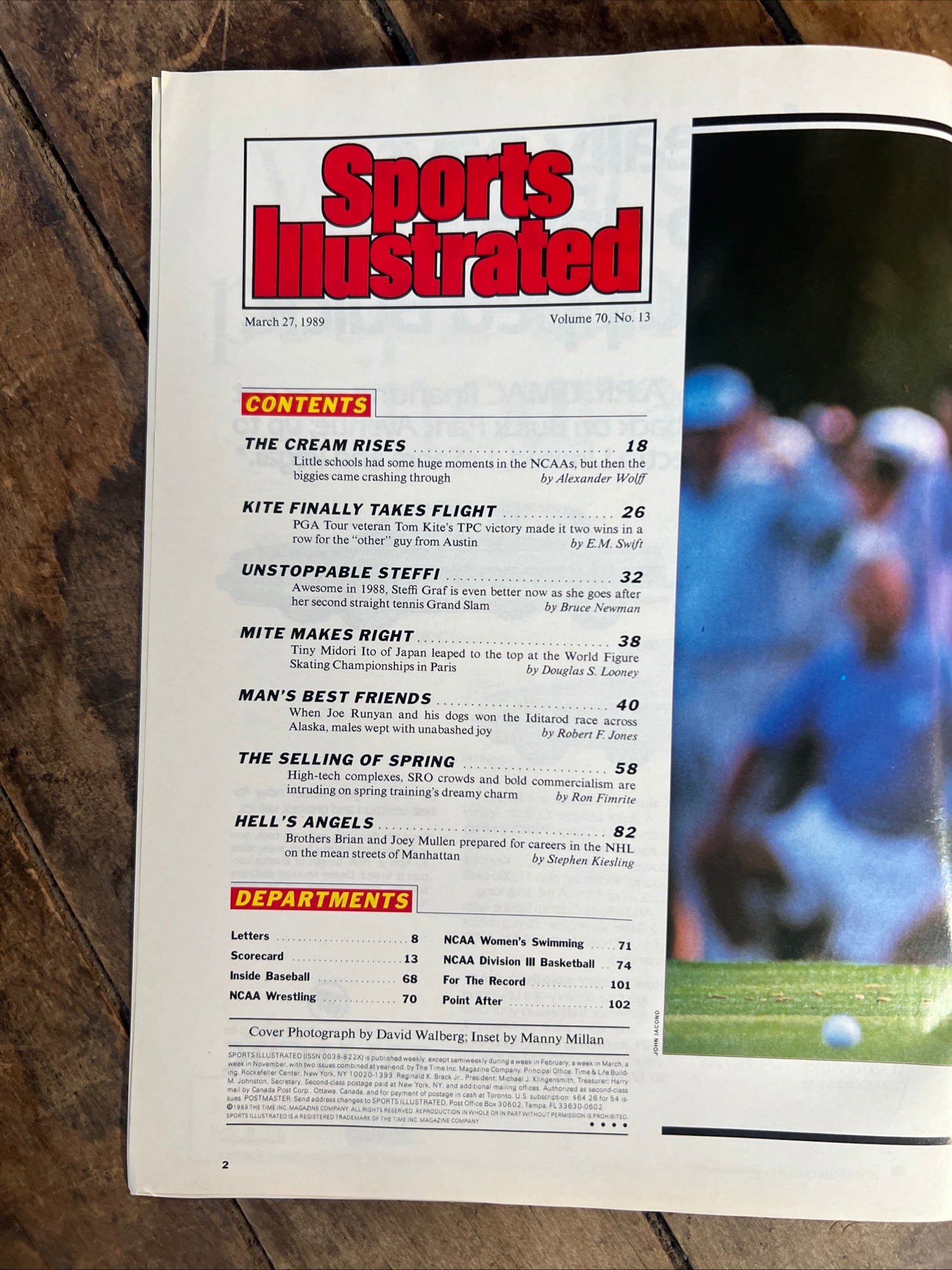Sports Illustrated Magazine - March 27, 1989 ( Volume 70, No. 13 ) - The Invincible Steffi Graf