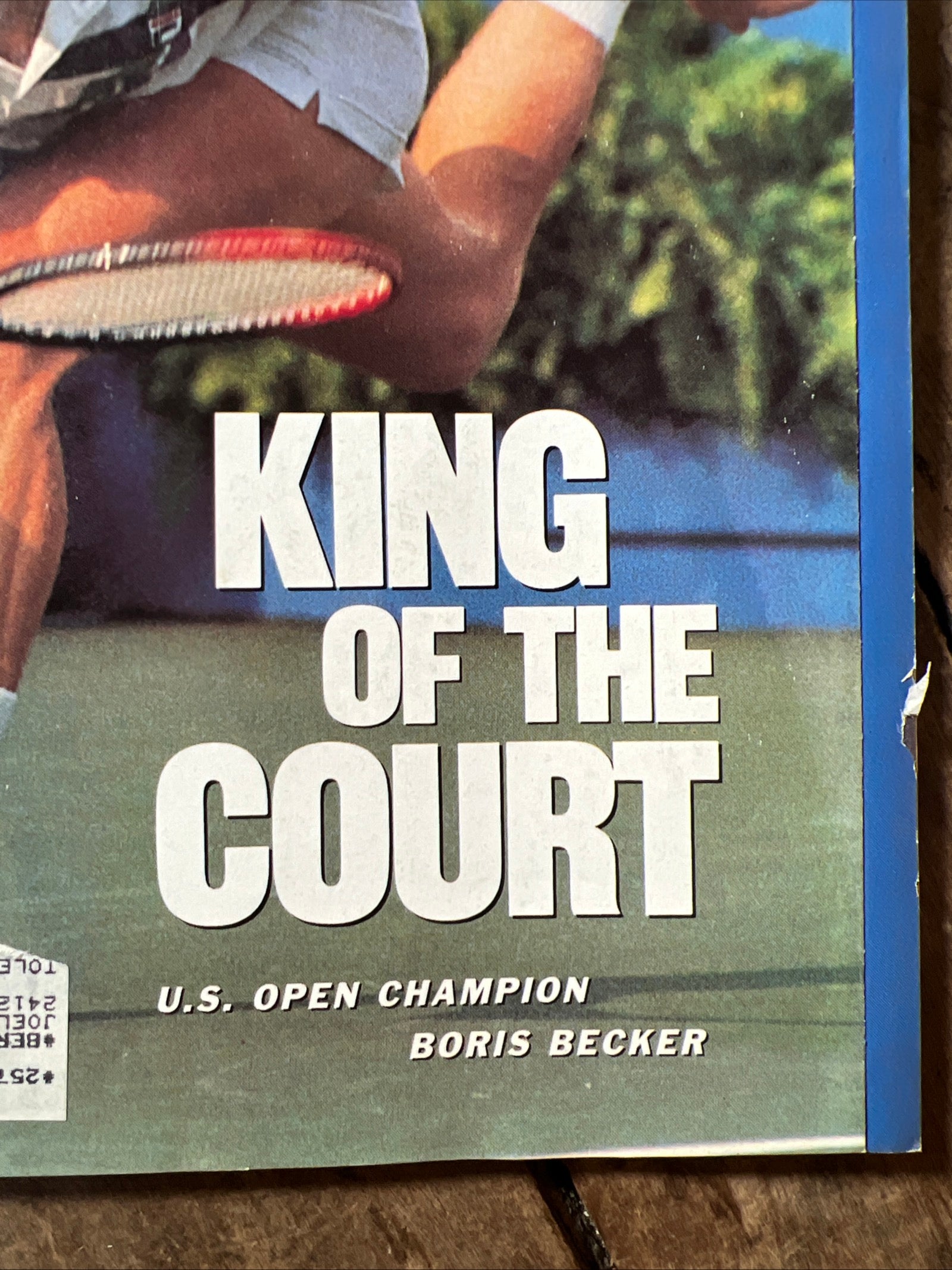 Sports Illustrated Magazine - September 18, 1989 ( Volume 71, No. 12 ) - Boris Becker U.S. Open Tennis Champion