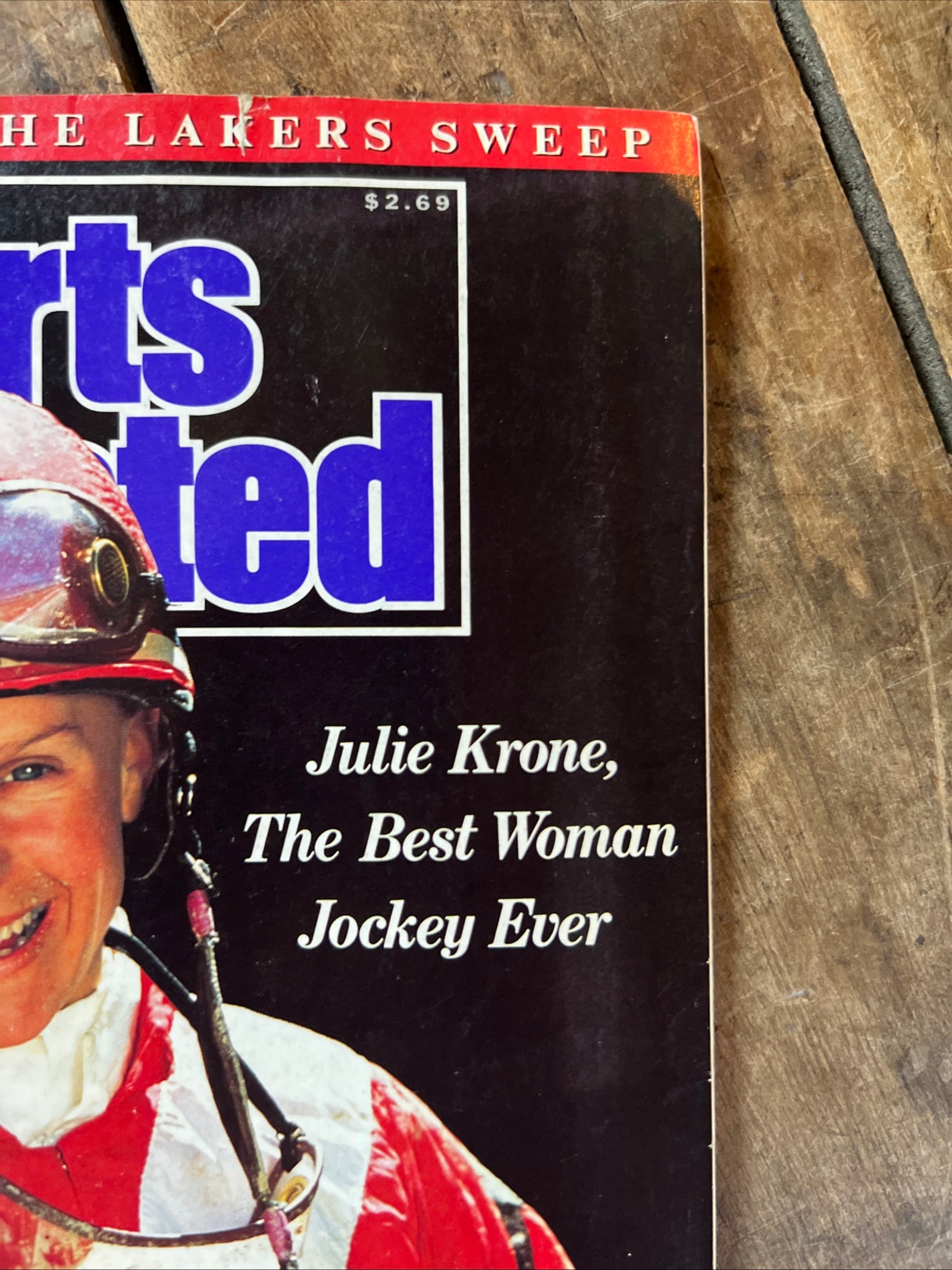 Sports Illustrated Magazine - May 1989 - Julie Krone The Best Woman Jockey Ever!