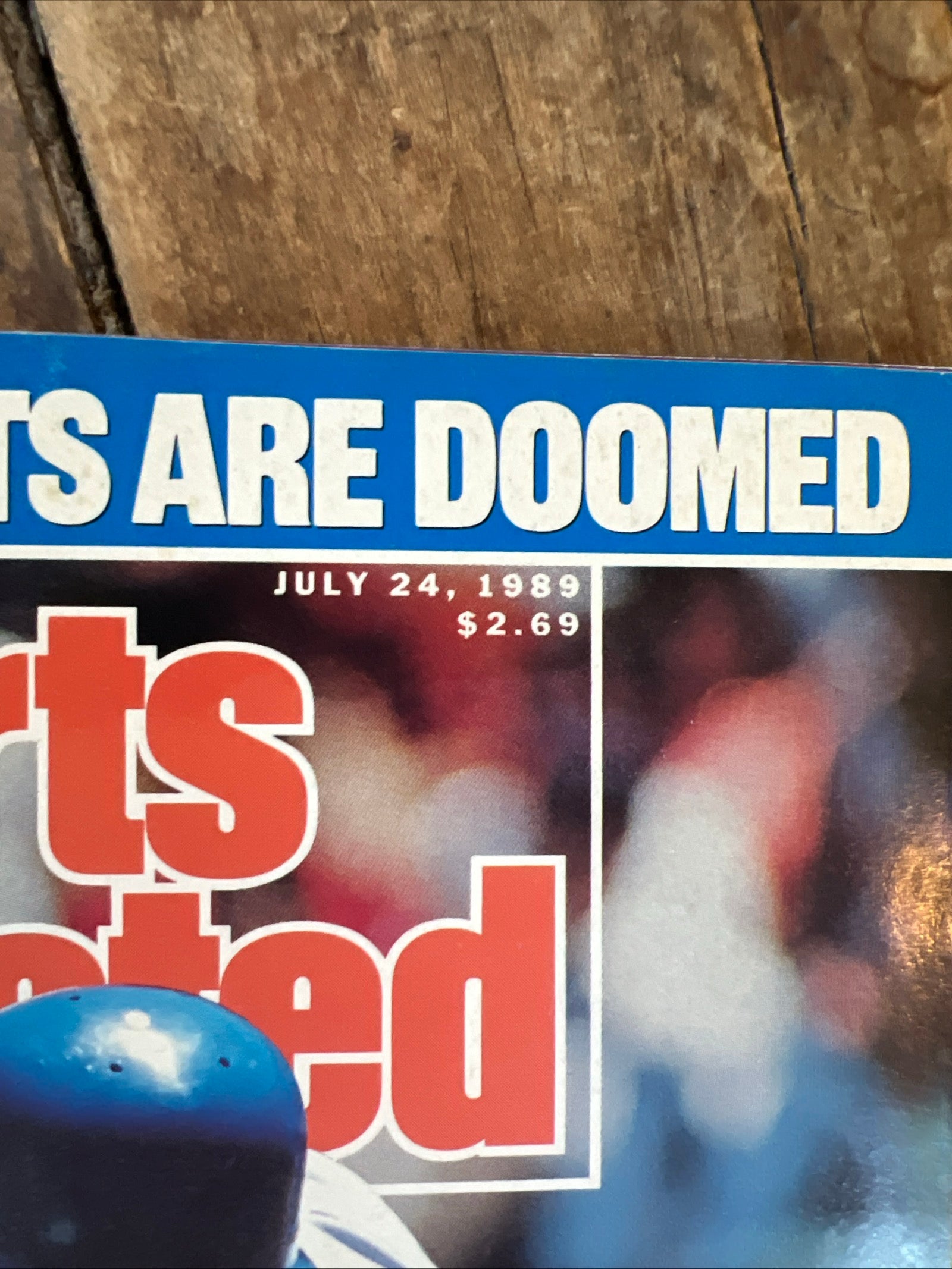 Sports Illustrated Magazine - July 1989 - MLB … Are Wood Bats Doomed ????