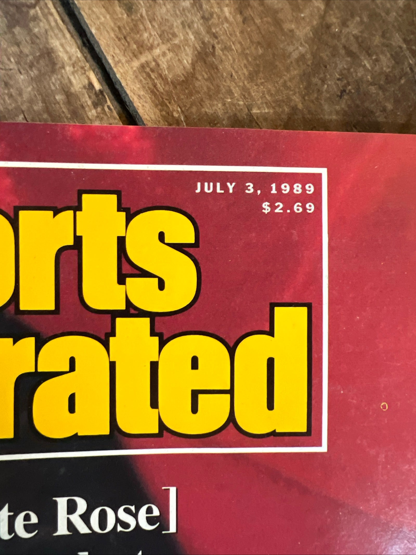 Sports Illustrated Magazine - July 1989 - MLB - Pete Rose & The Cincinnati Reds