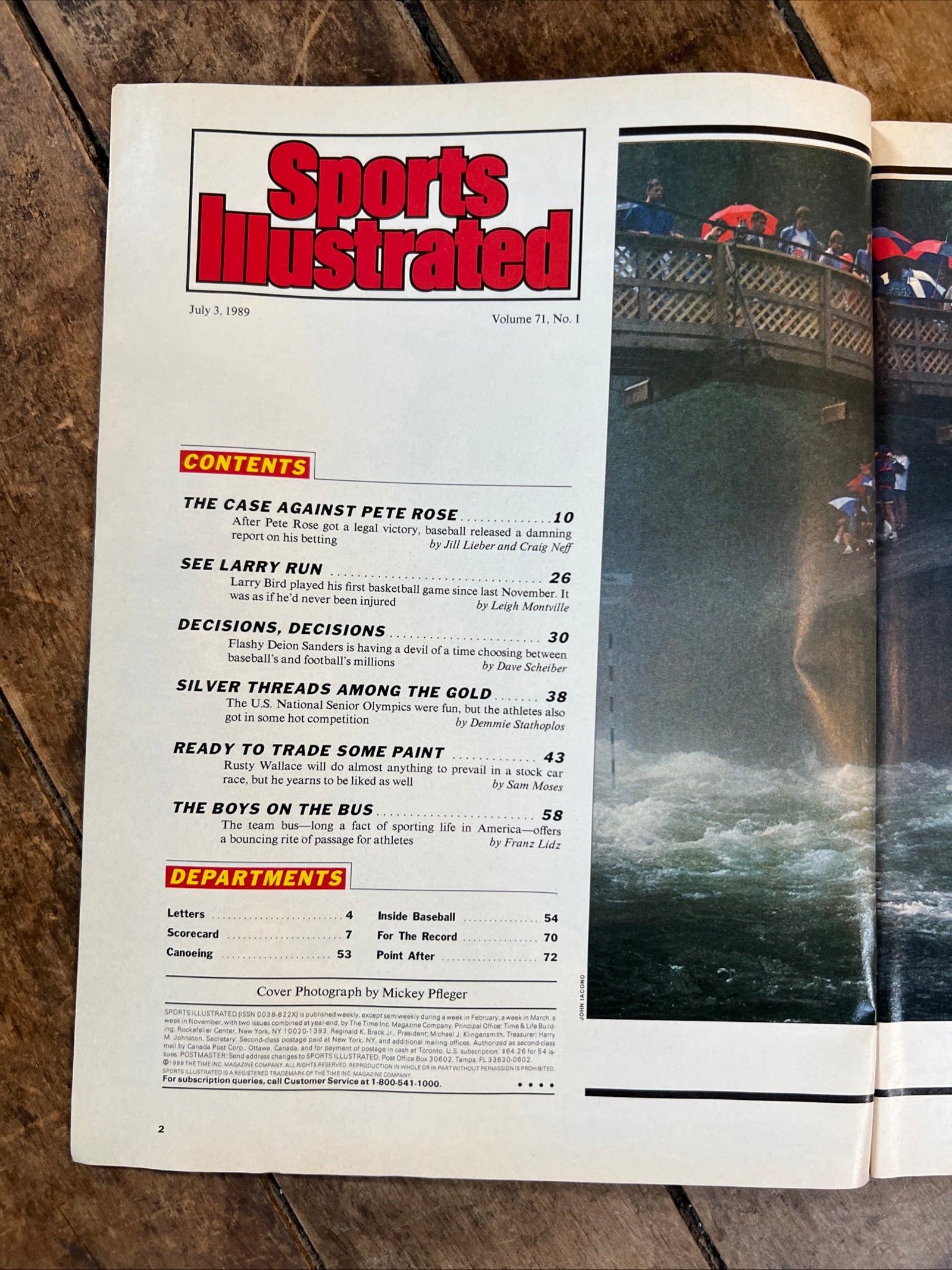 Sports Illustrated Magazine - July 1989 - MLB - Pete Rose & The Cincinnati Reds