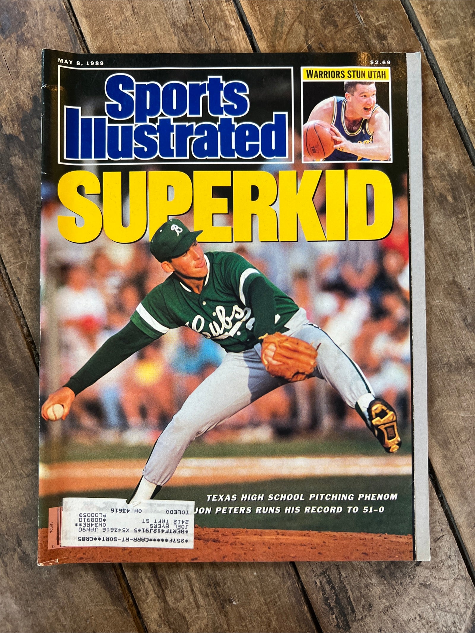 Sports Illustrated Magazine - May 8, 1989 ( Volume 70, No. 20 ) - Jon Peters High School Pitching Phenom