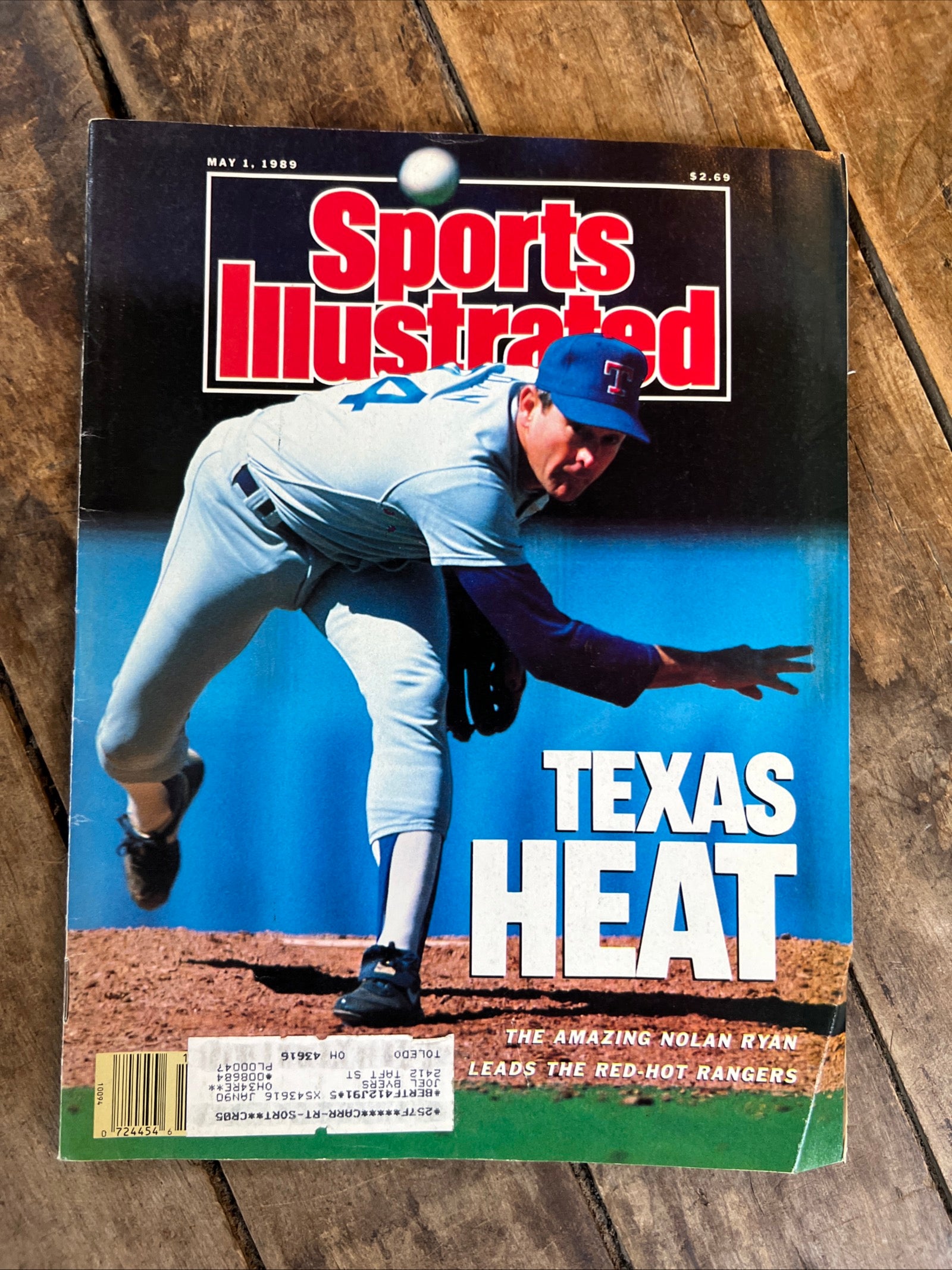 Sports Illustrated Magazine - May 1989 - MLB Texas Rangers NOLAN RYAN
