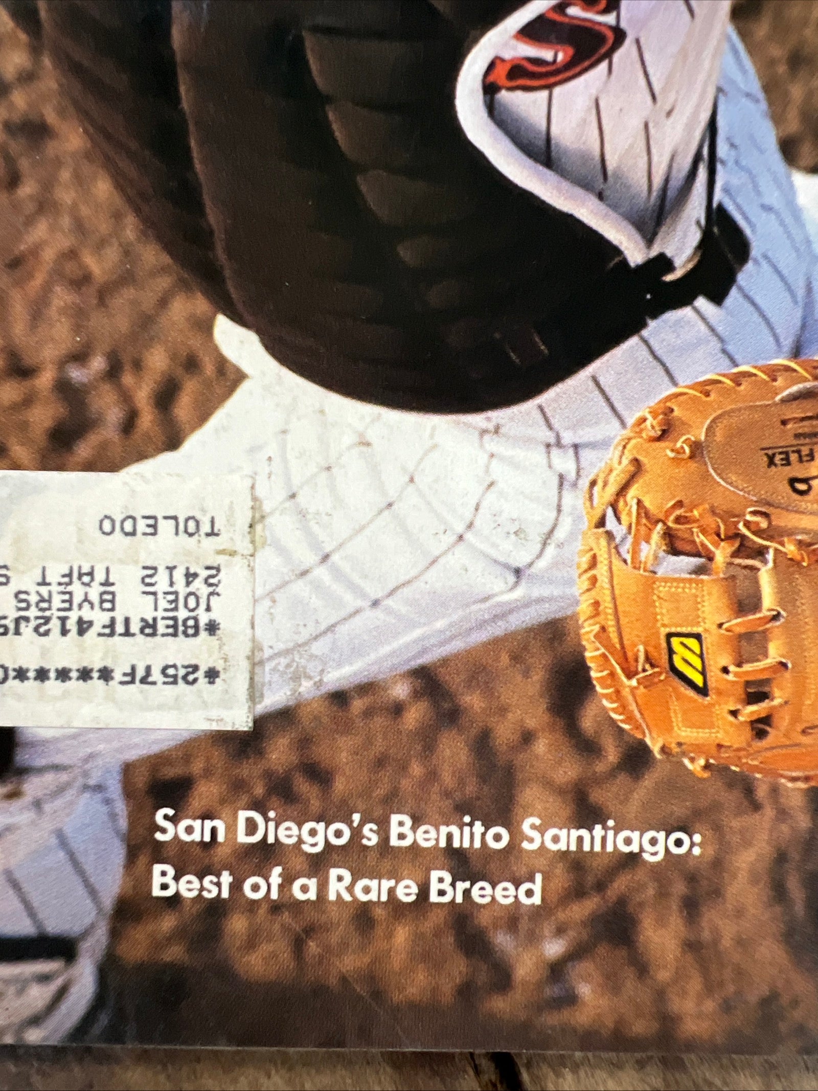 Sports Illustrated Magazine - May 1989 - MLB San Diego Padres - Benito Santiago