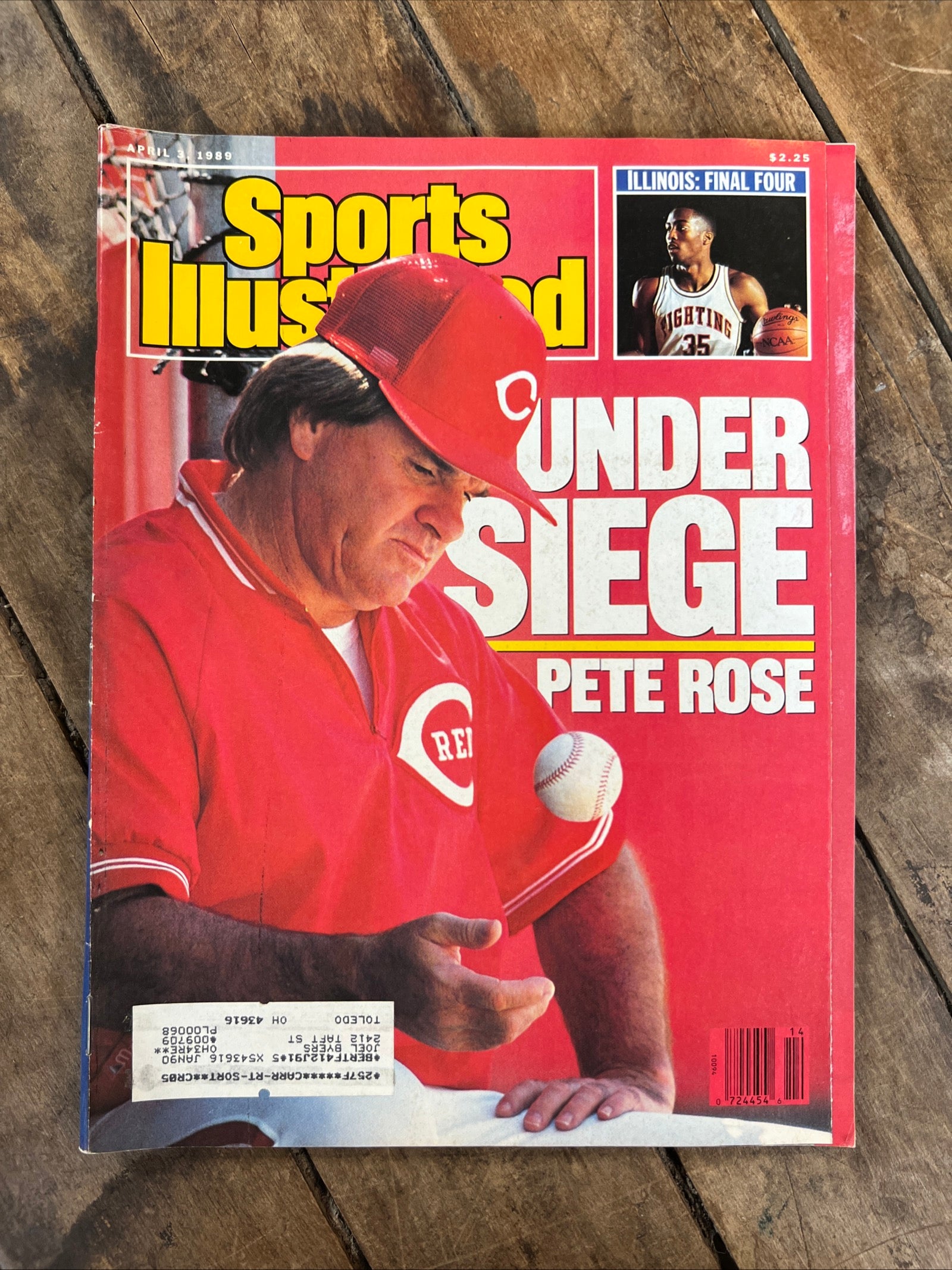 Sports Illustrated Magazine - April 1989 - MLB - Pete Rose & The Cincinnati Reds
