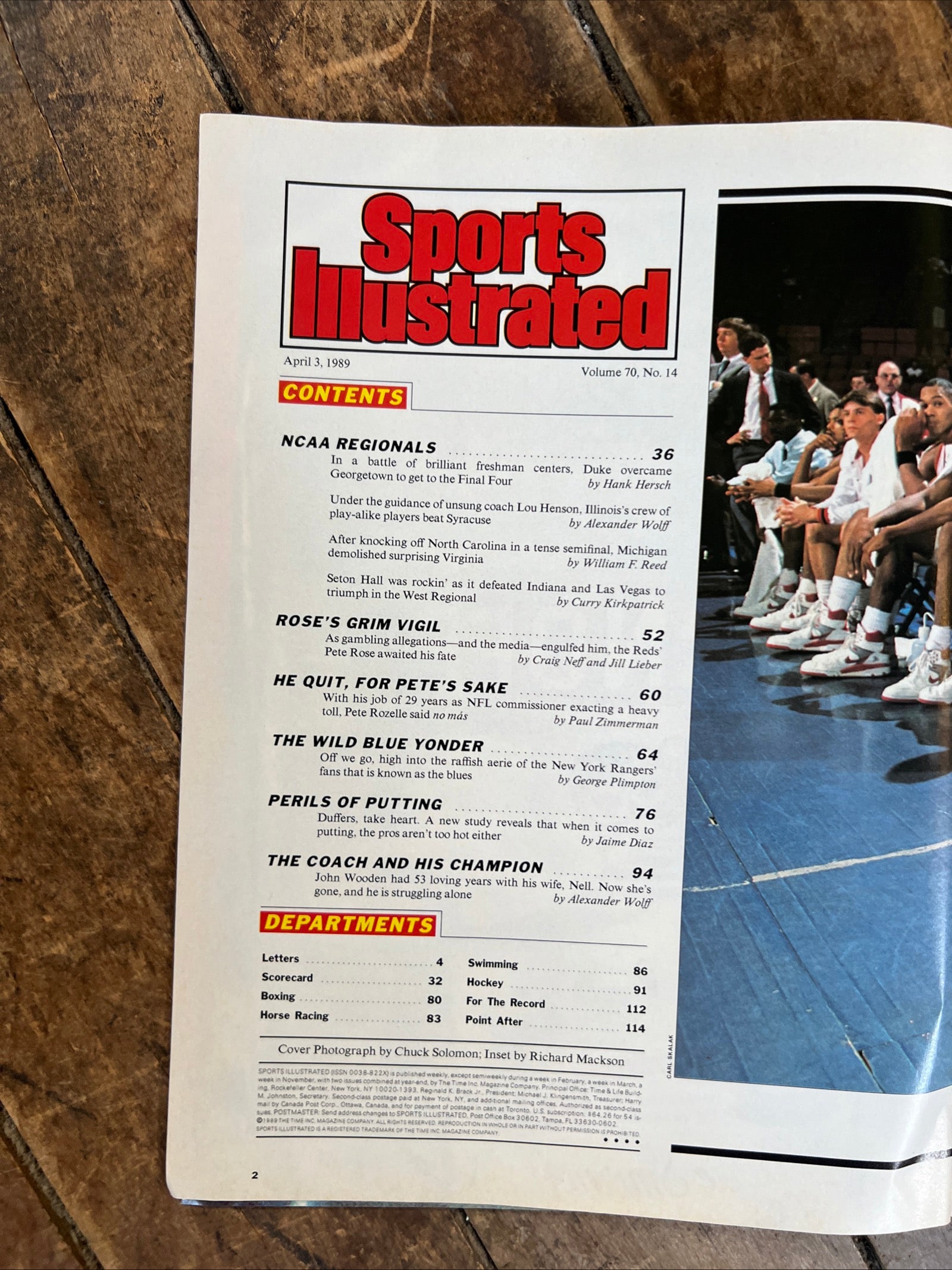 Sports Illustrated Magazine - April 1989 - MLB - Pete Rose & The Cincinnati Reds