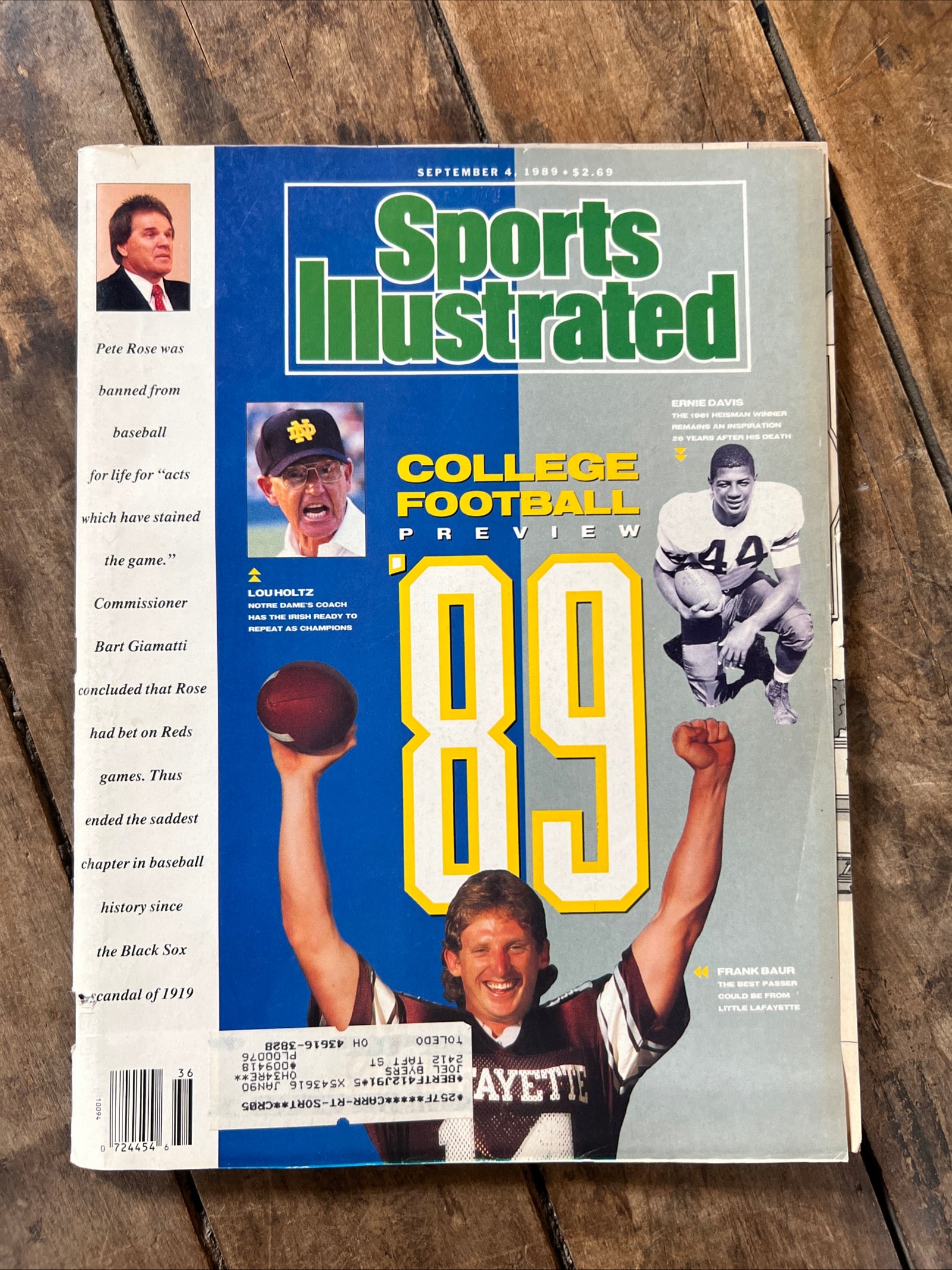Sports Illustrated Magazine - December 1989 - College Football Preview 1989