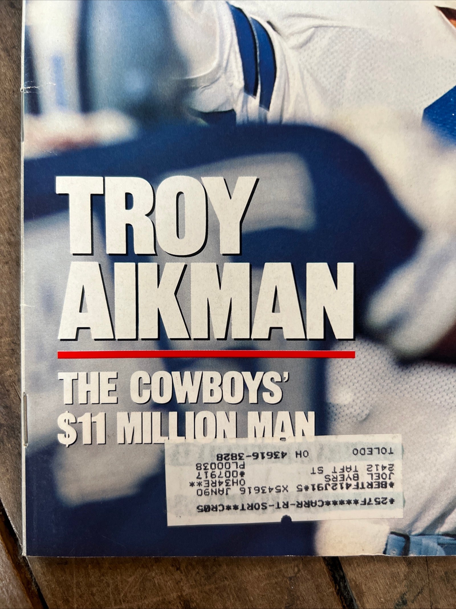Sports Illustrated Magazine - August 1989 - NFL Cowboys Troy Aikman