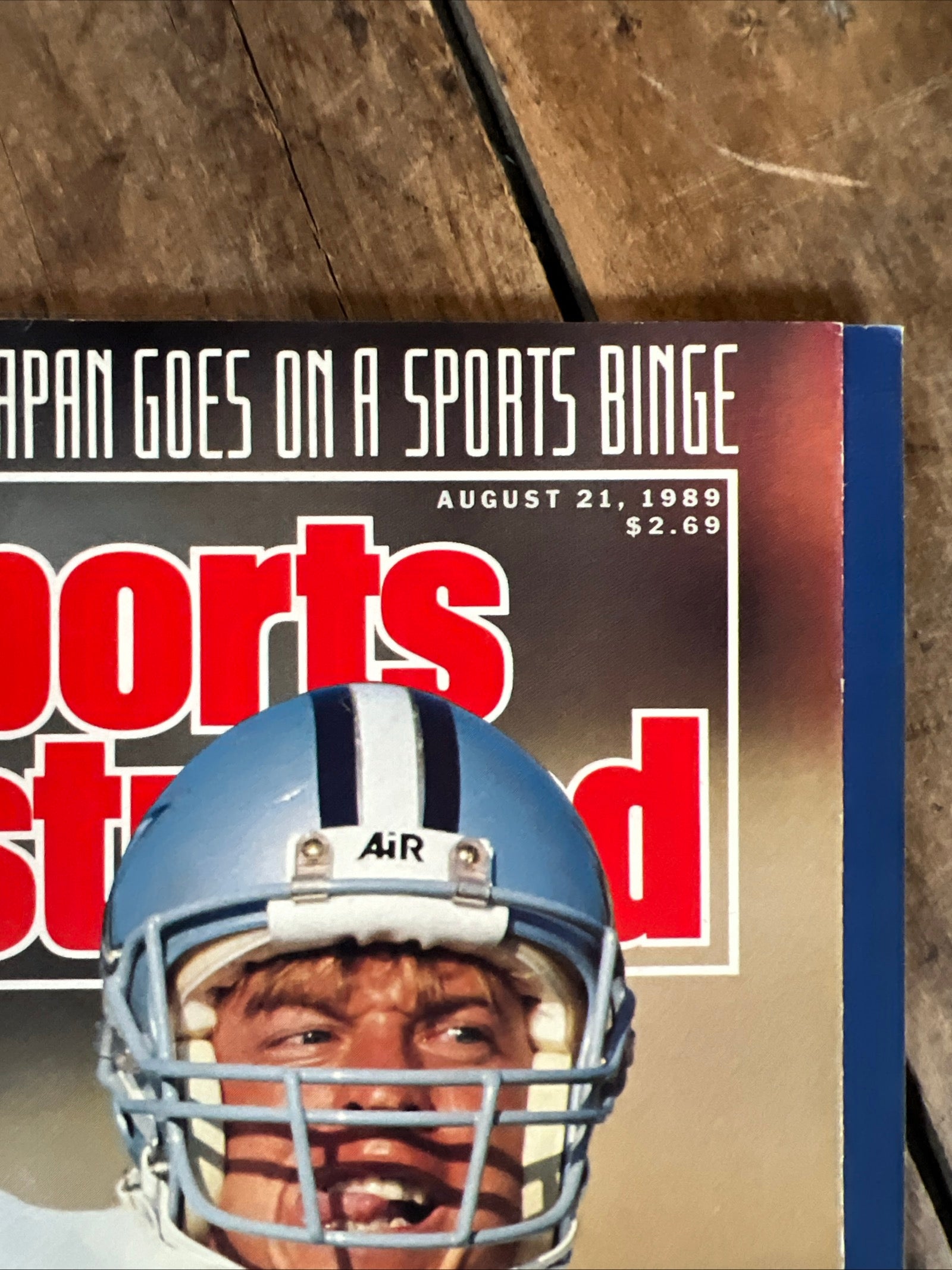 Sports Illustrated Magazine - August 1989 - NFL Cowboys Troy Aikman