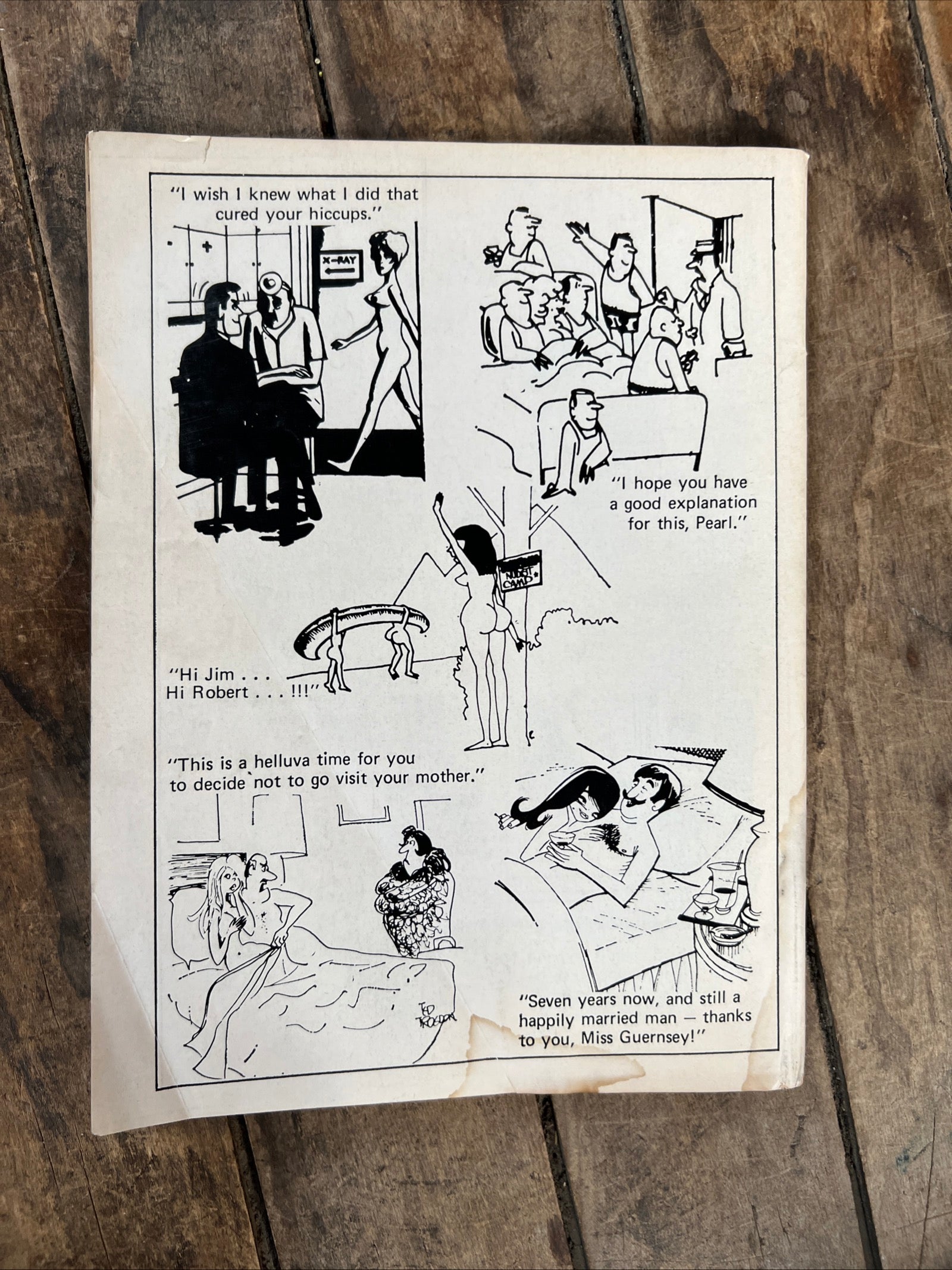 LAUGH PARADE Magazine - February 1972 (Vol. 12,No.1 ) Cartoons, Jokes & Fun Gags