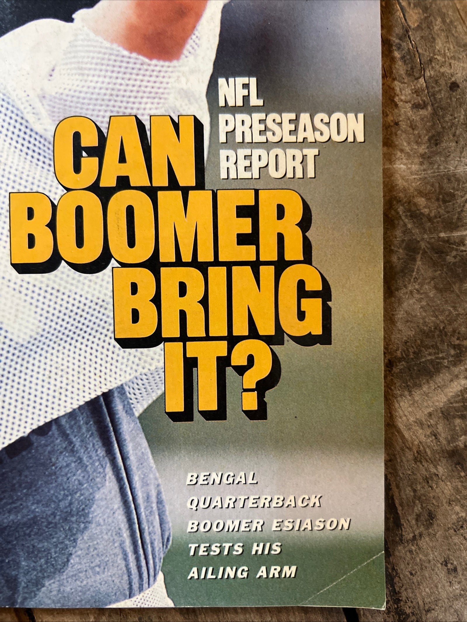 Sports Illustrated Magazine - August 1989 - NFL Cincinnati Bengals Boomer Esiason