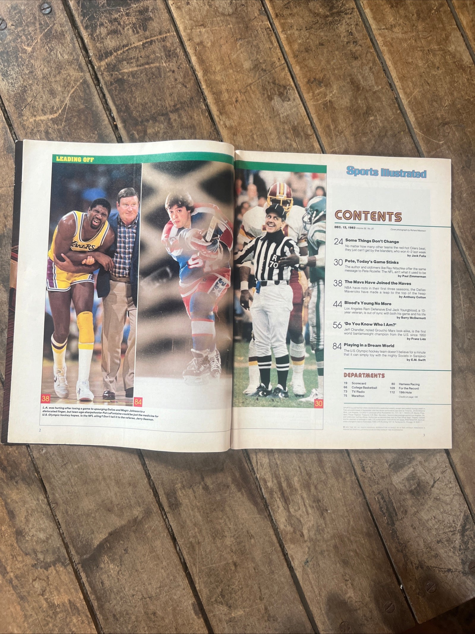 Sports Illustrated Magazine - December 1983 - NFL Raiders - Jim Brown