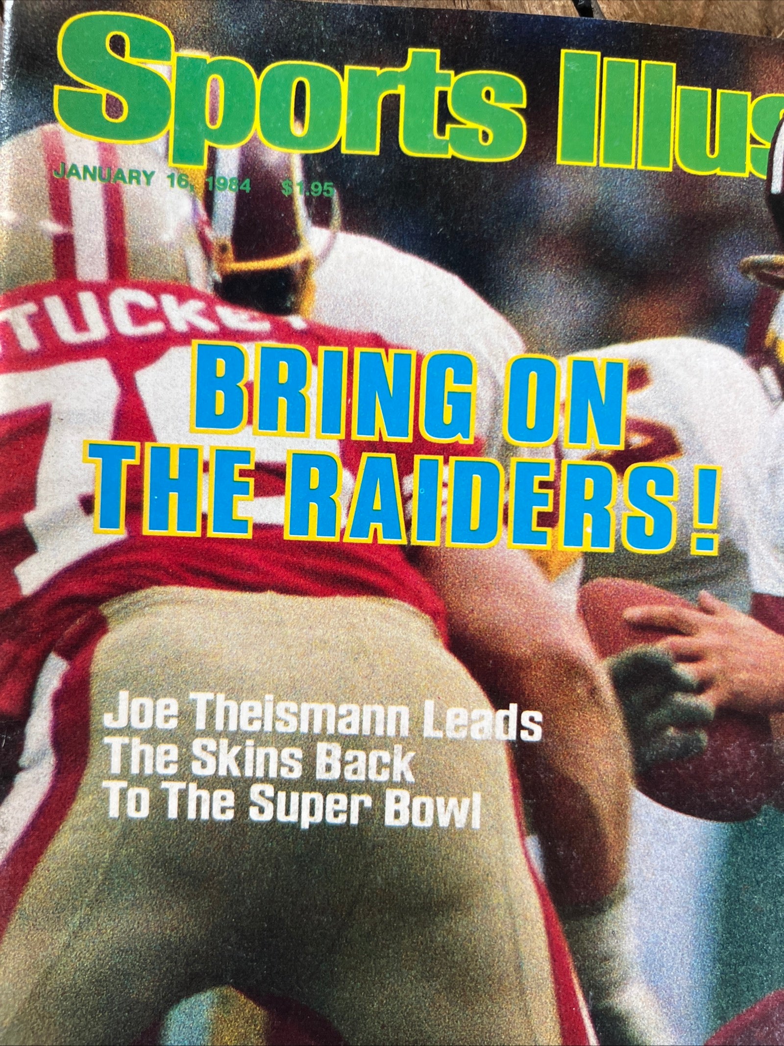Sports Illustrated Magazine - January 1984 - NFL Redskins - Joe Theismann