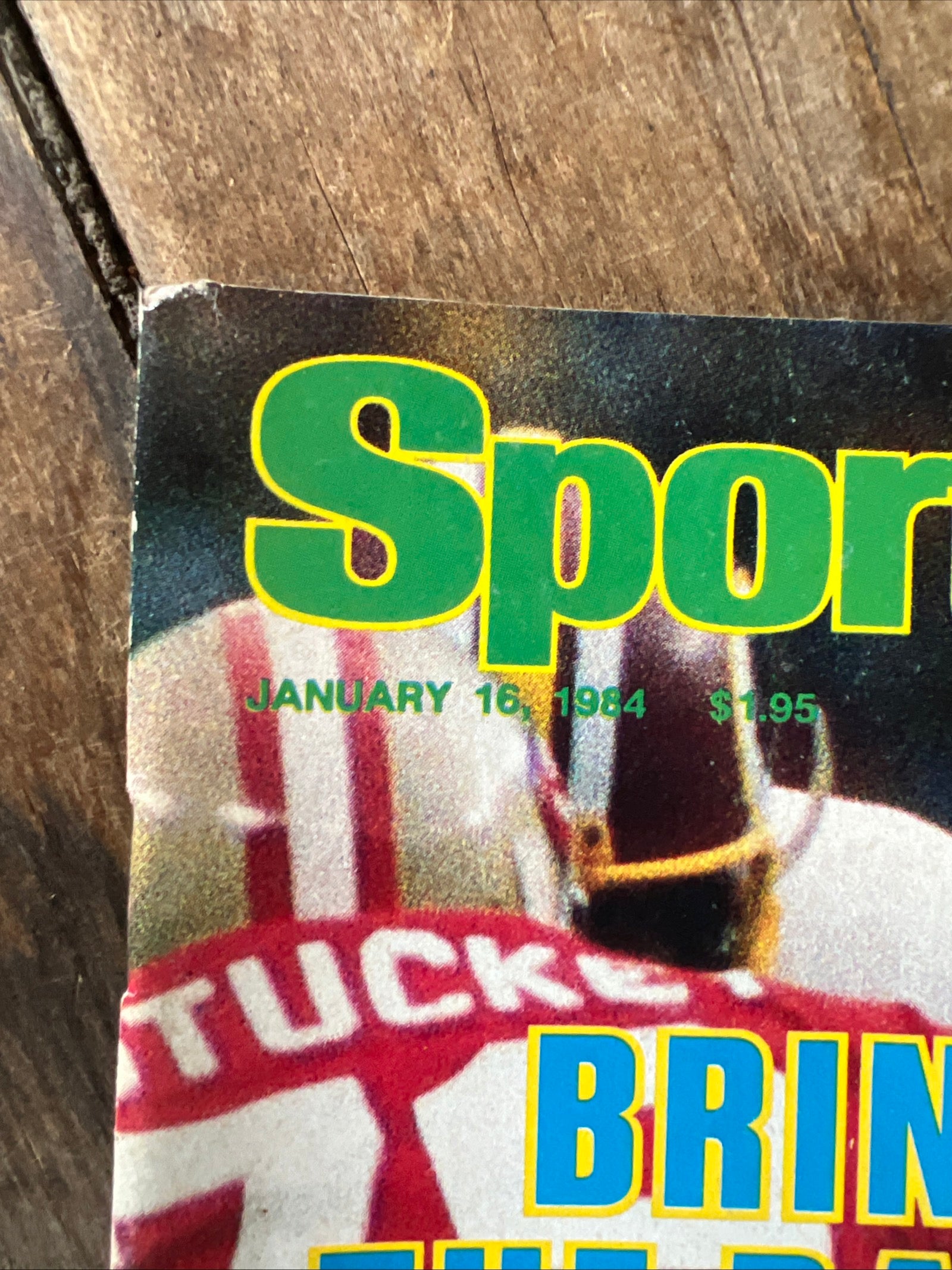 Sports Illustrated Magazine - January 1984 - NFL Redskins - Joe Theismann