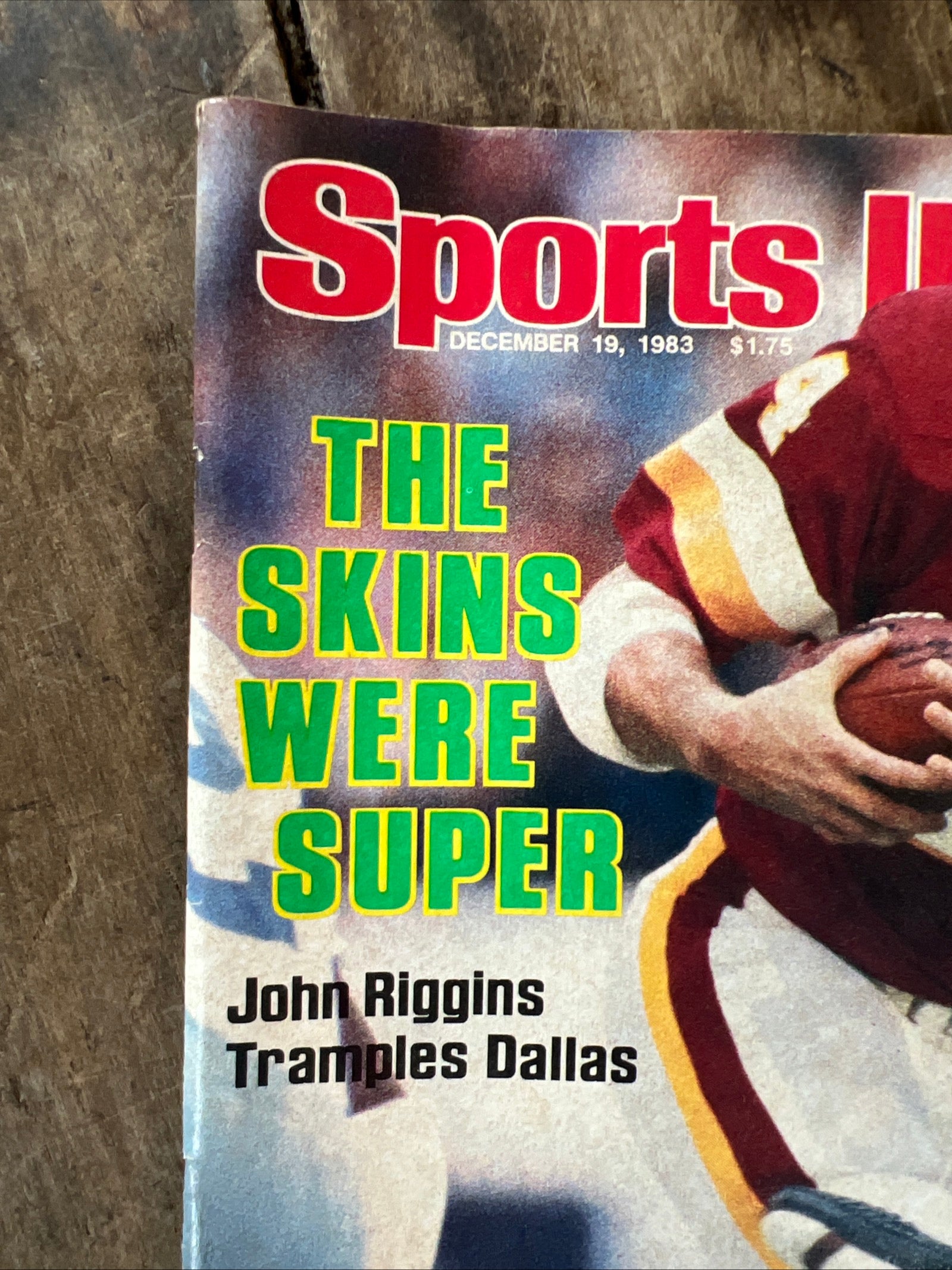 Sports Illustrated Magazine - December 1983 - NFL Redskins - John Riggins