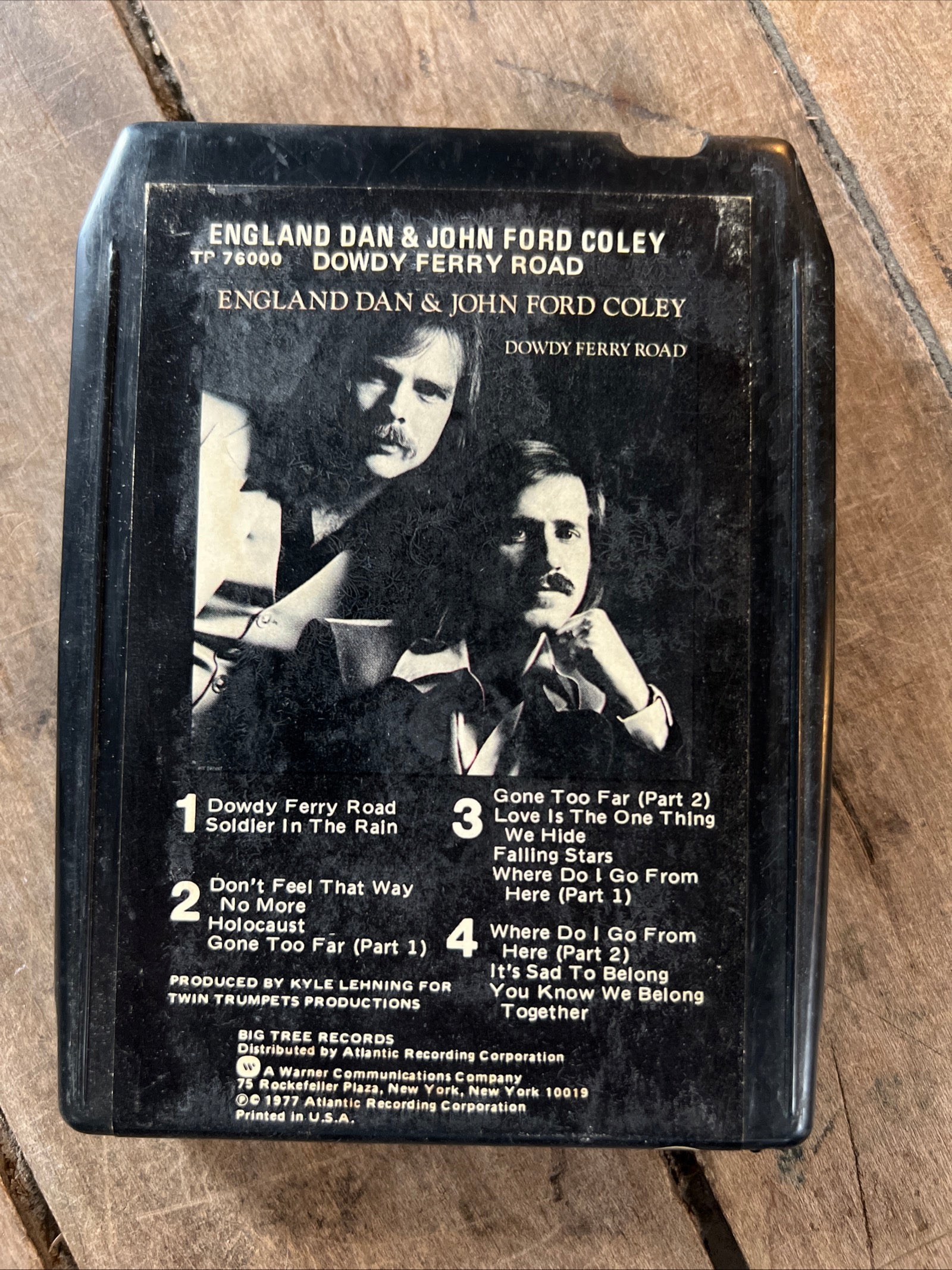 England Dan & John Ford Coley - Dowdy Ferry Road - 1977 Big Tree Records 8-Track Tape