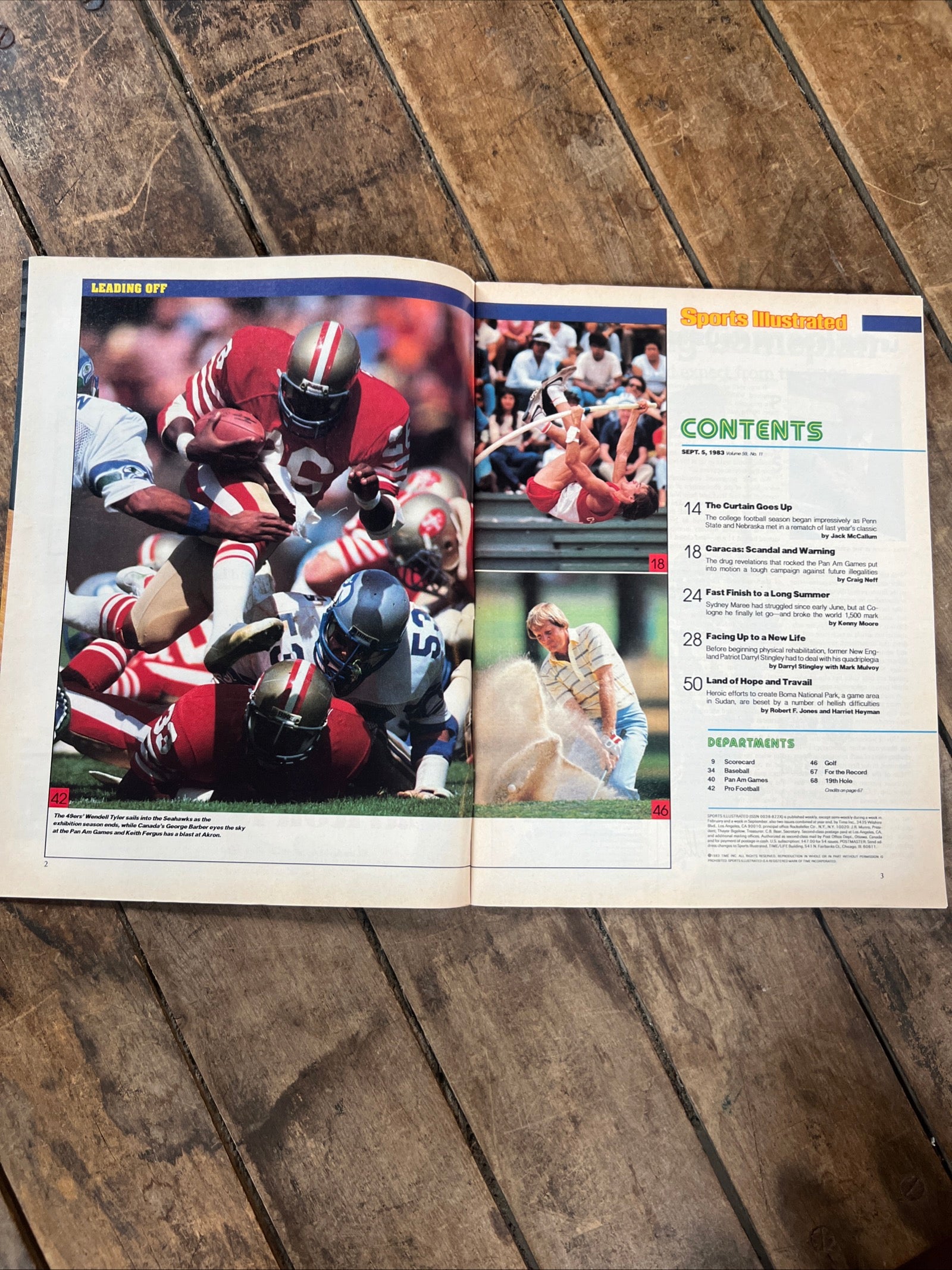 Sports Illustrated Magazine - September 1983 - Nebraska Cornhuskers Mike Rozier