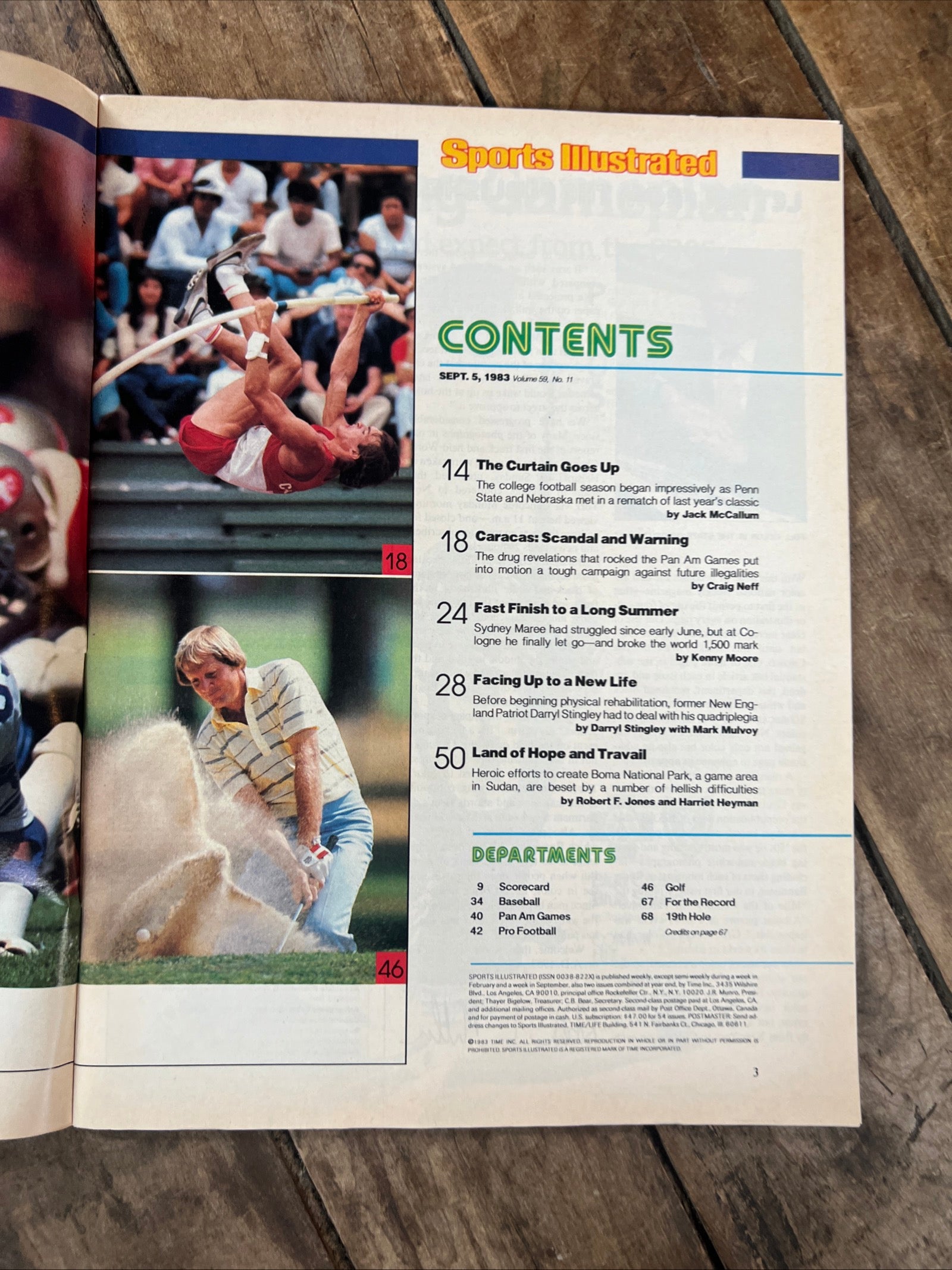 Sports Illustrated Magazine - September 1983 - Nebraska Cornhuskers Mike Rozier