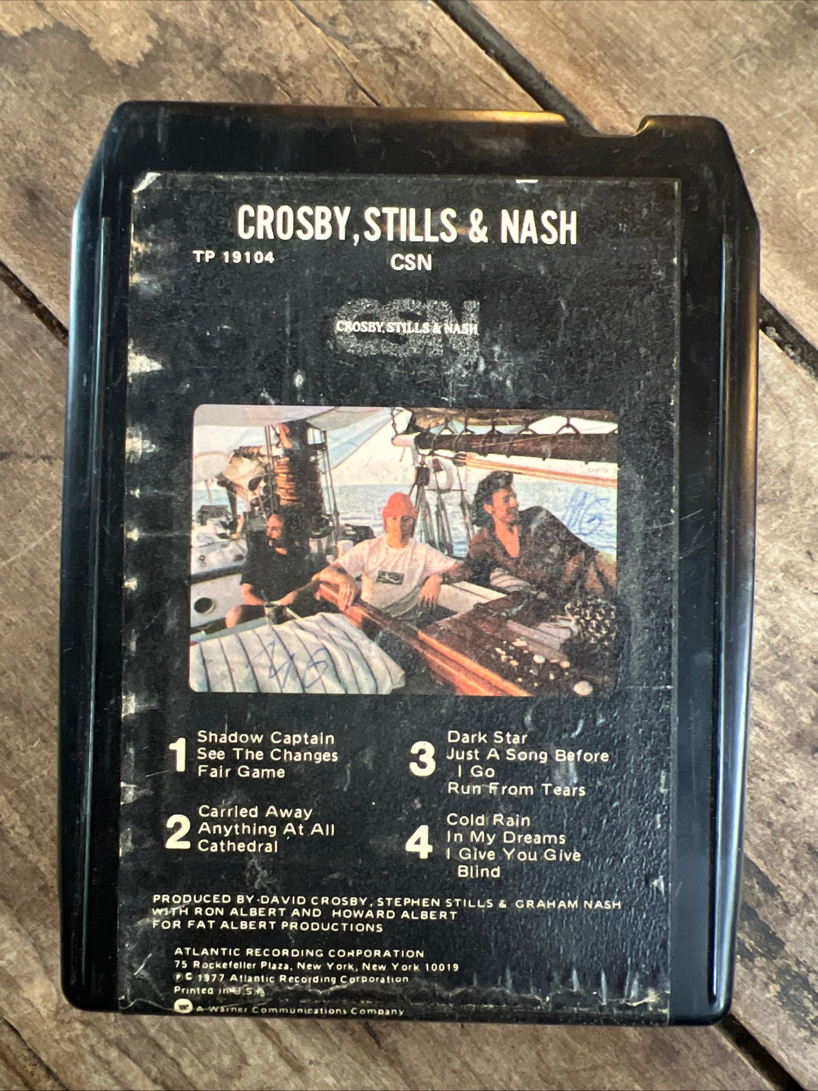 Crosby, Stills & Nash - CSN - 1977 Atlantic Records 8-Track Tape