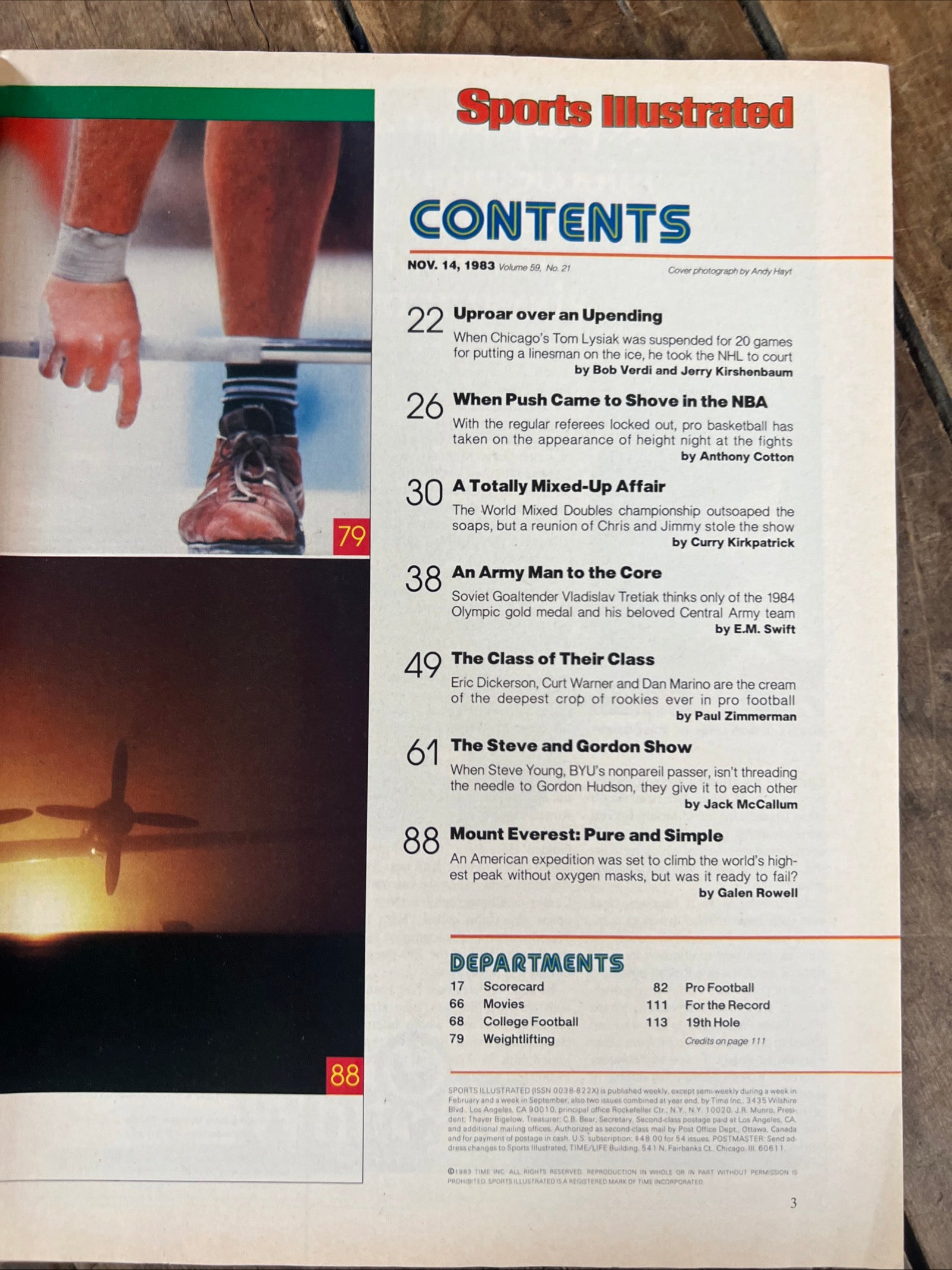 Sports Illustrated Magazine - November 1983 - NFL Miami Dolphins QB Dan Marino
