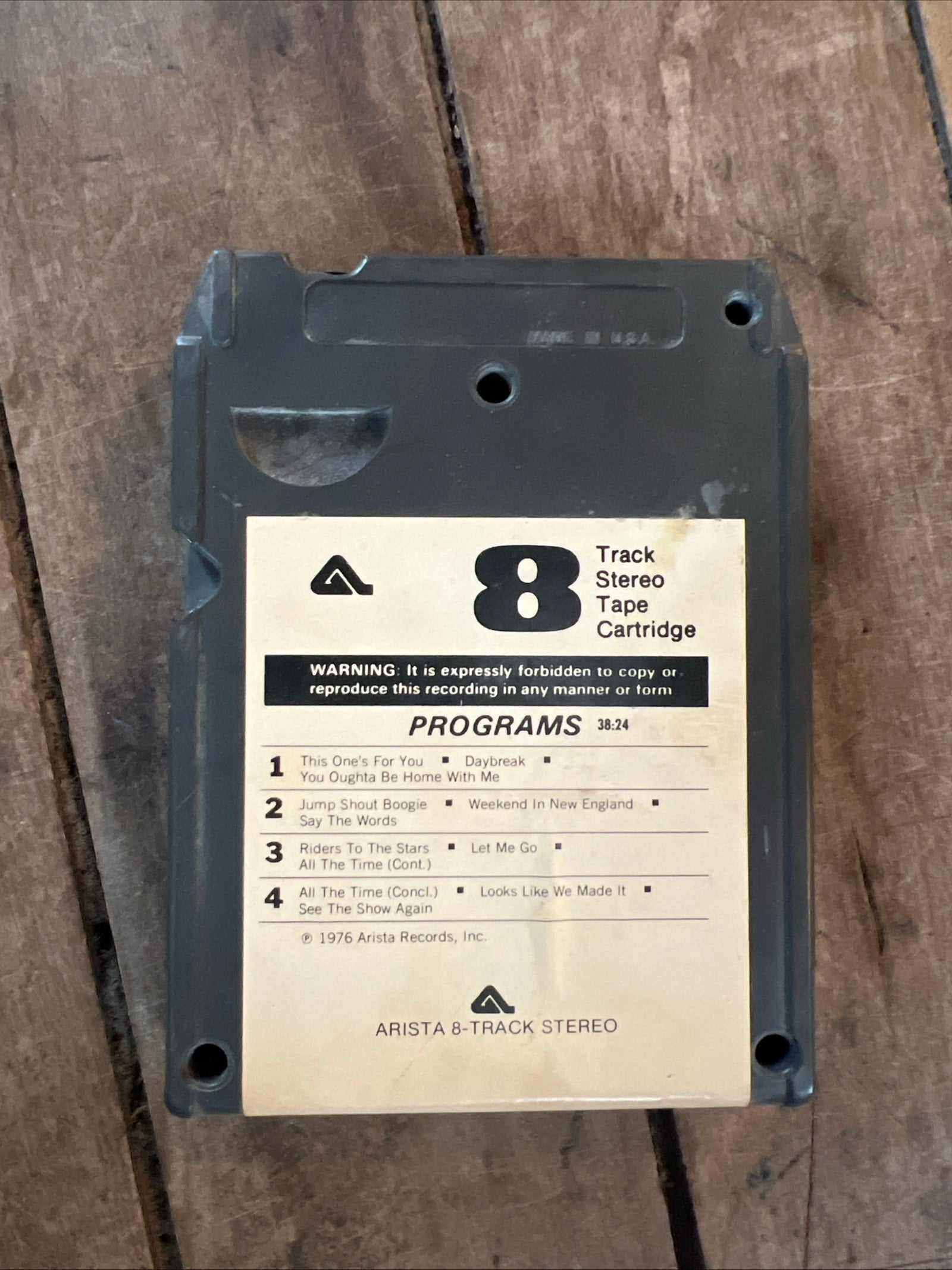 Barry Manilow - This One’s For You - 1976 Arista Record- 8-Track Tape