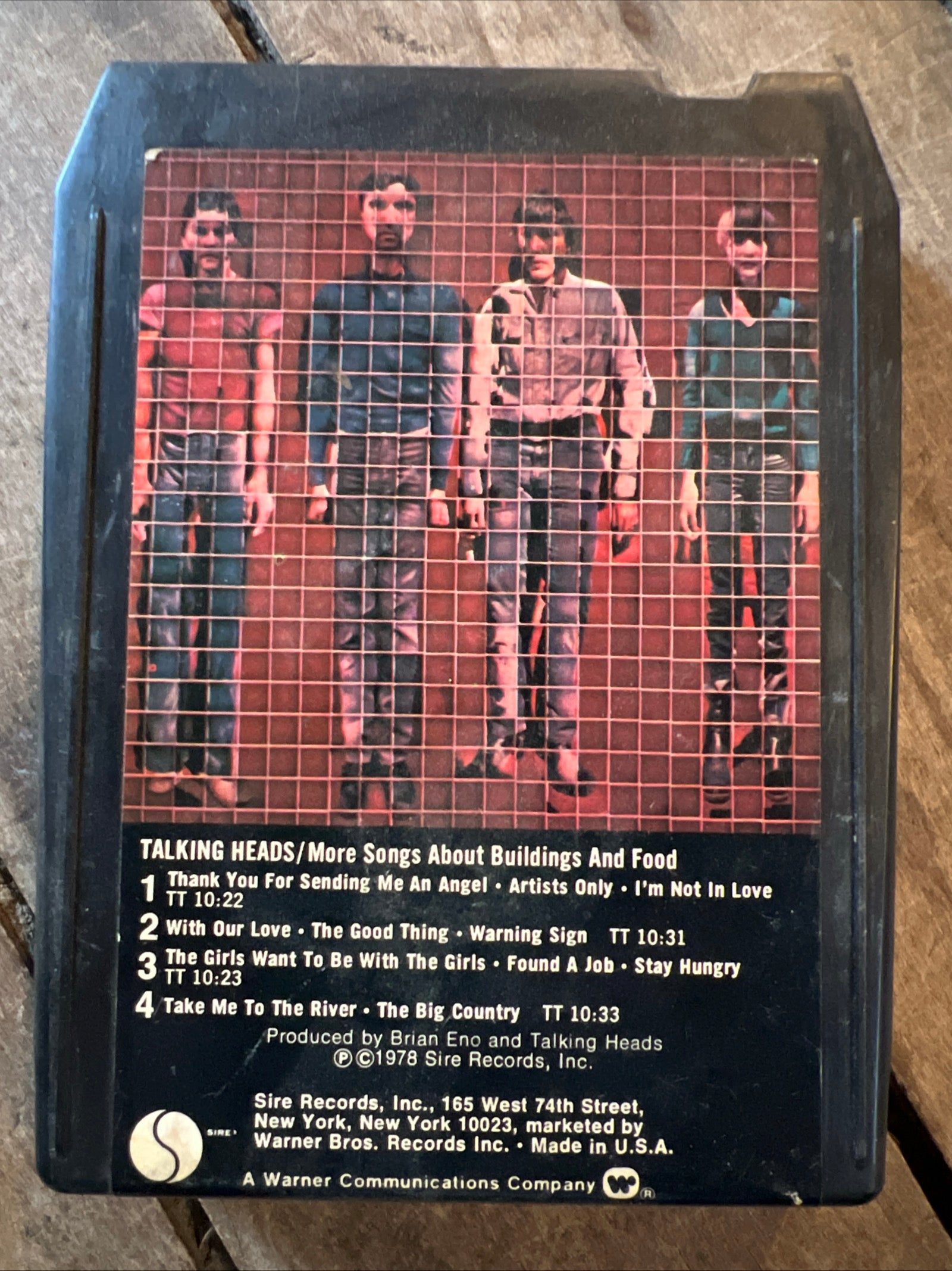 Talking Heads - More Songs About Buildings And Food - 8-Track Tape - 1978 Sire Records