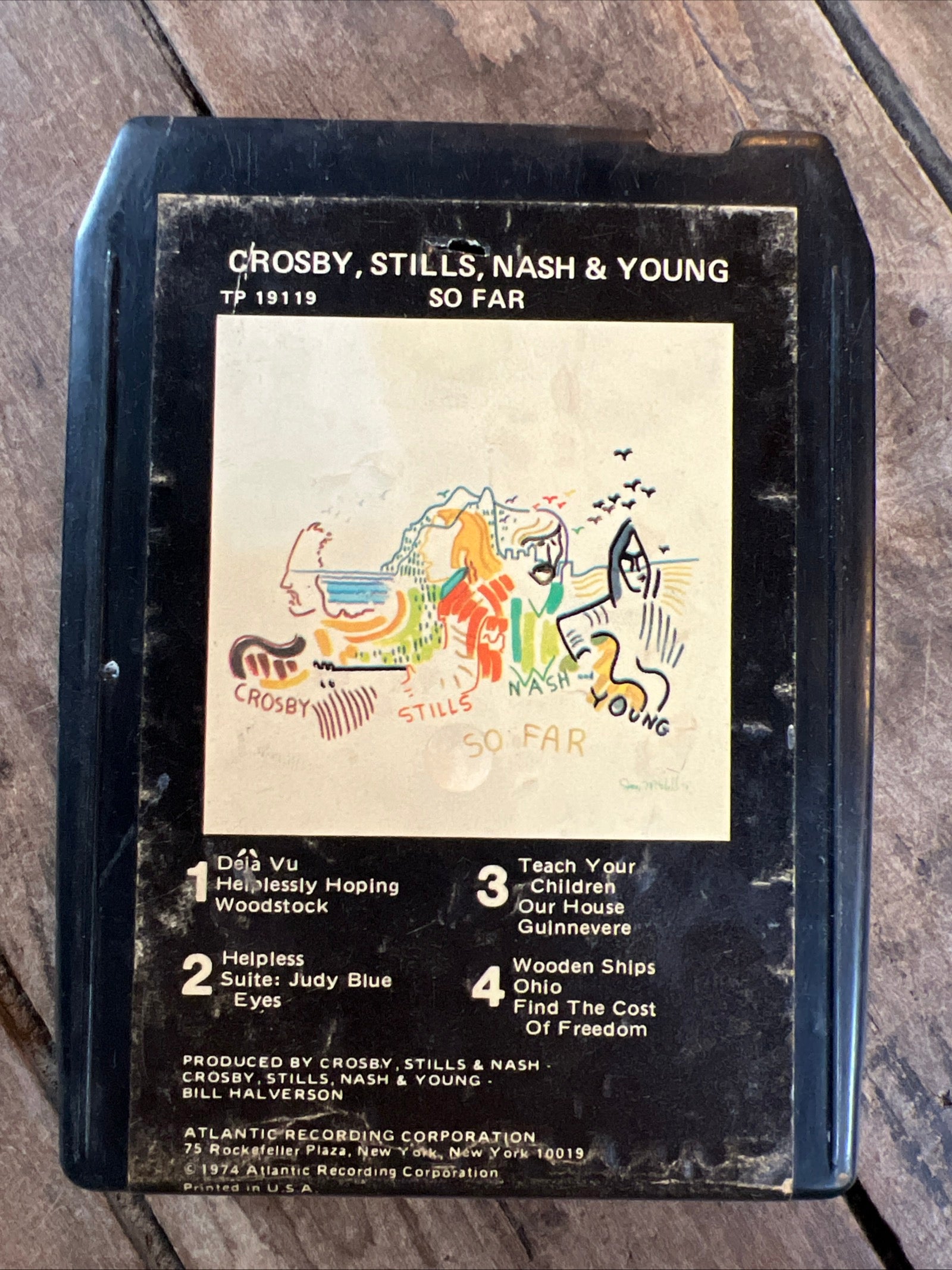Crosby, Stillls, Nash & Young - So Far - 1974 Atlantic Records - 8-Track Tape