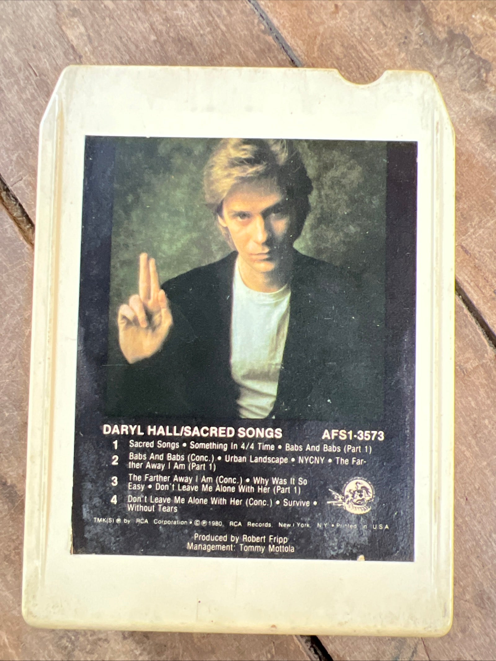 Daryl Hall - Sacred Songs - 1980 RCA Records - 8-Track Tape Cartridge