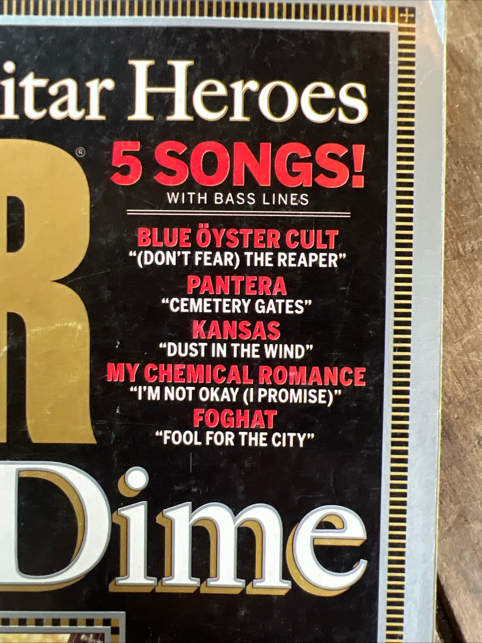 Guitar World Magazine - March 2005 - Goodbye Dime Cover