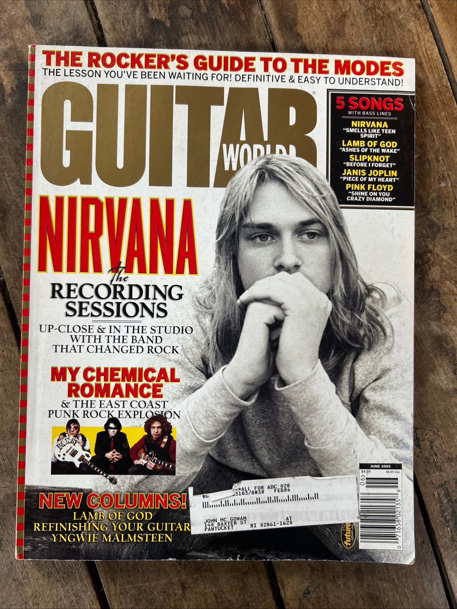 Guitar World Magazine - June 2005 - Nirvana Cover