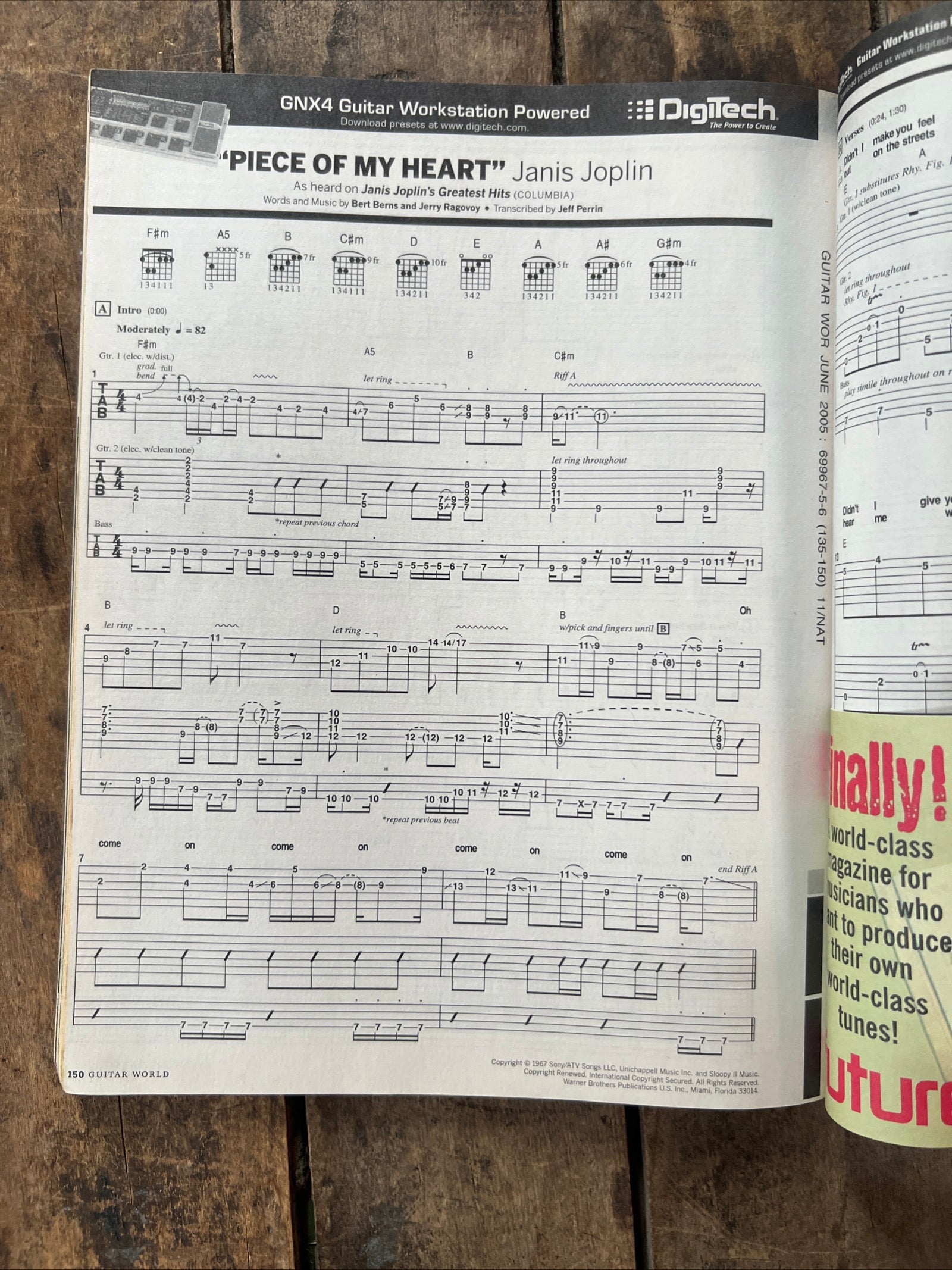 Guitar World Magazine - June 2005 - Nirvana Cover