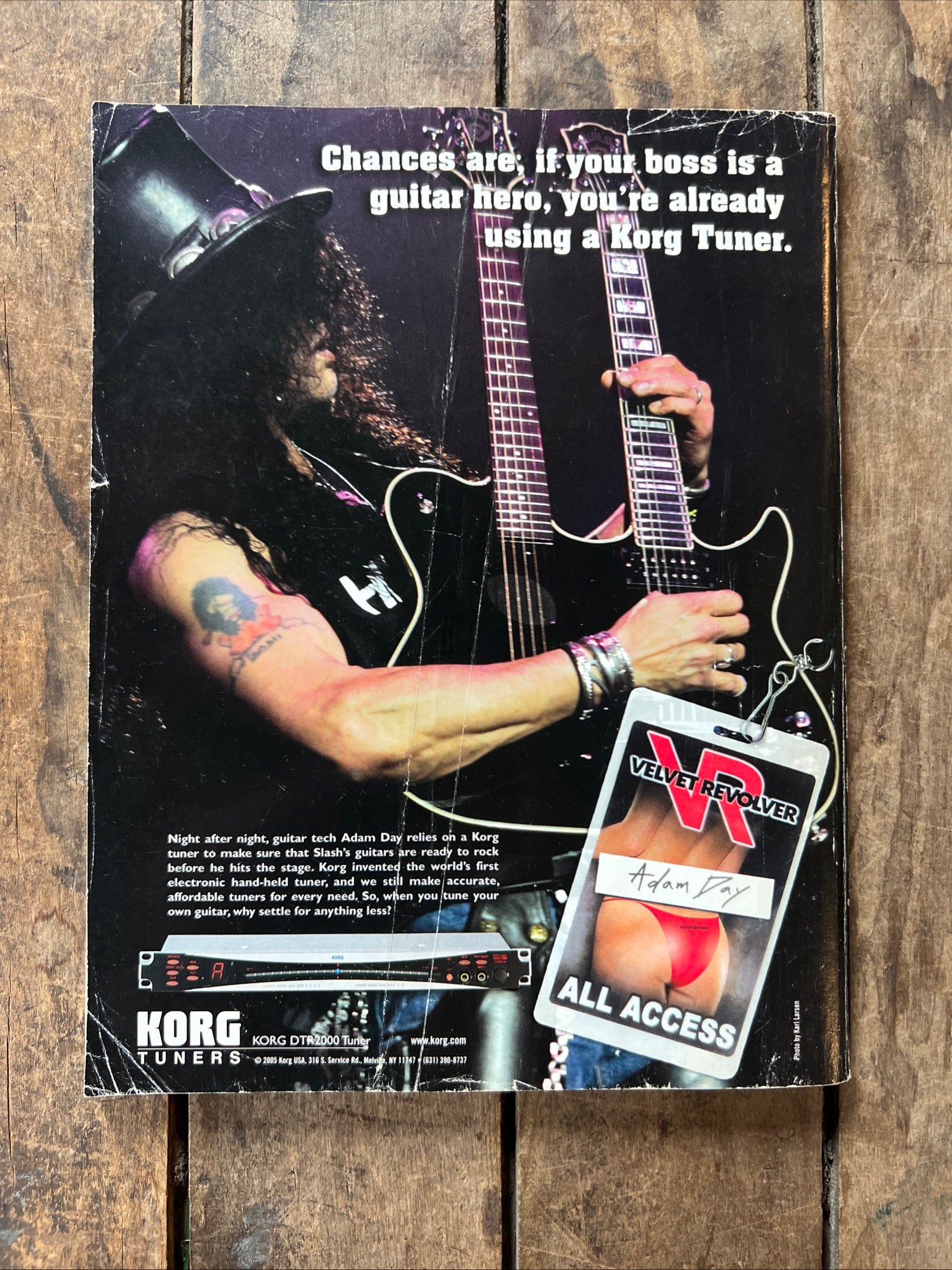 Guitar World Magazine - August 2005 - Audioslave Tom Morello Cover