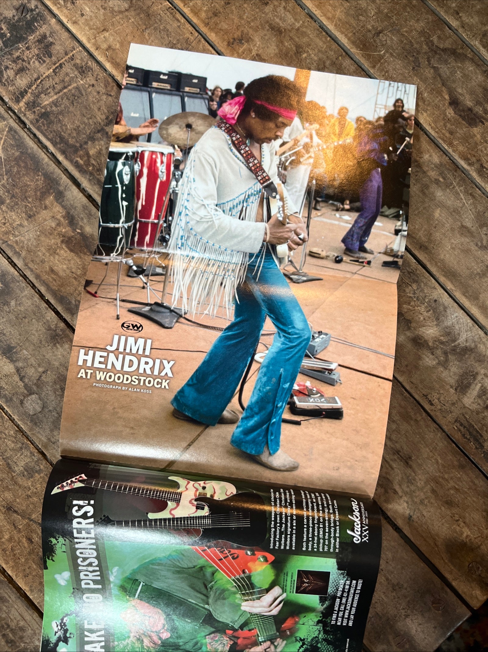 Guitar World Magazine - October 2005 - Jimmy Hendrix at Woodstock Cover