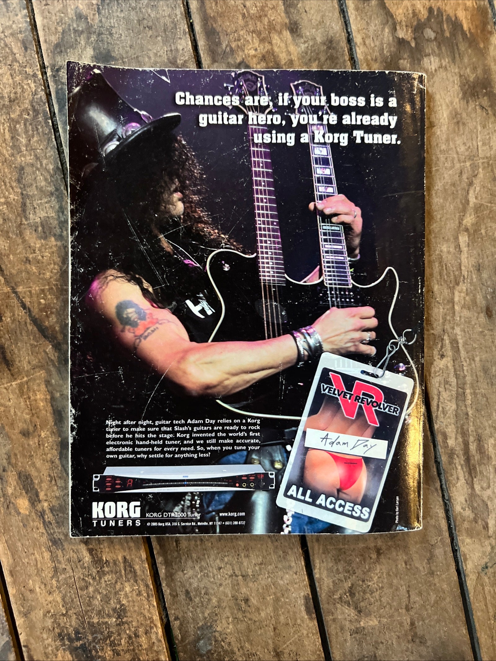 Guitar World Magazine - December 2005 - Pantera Dimebag Darrell Tribute Cover