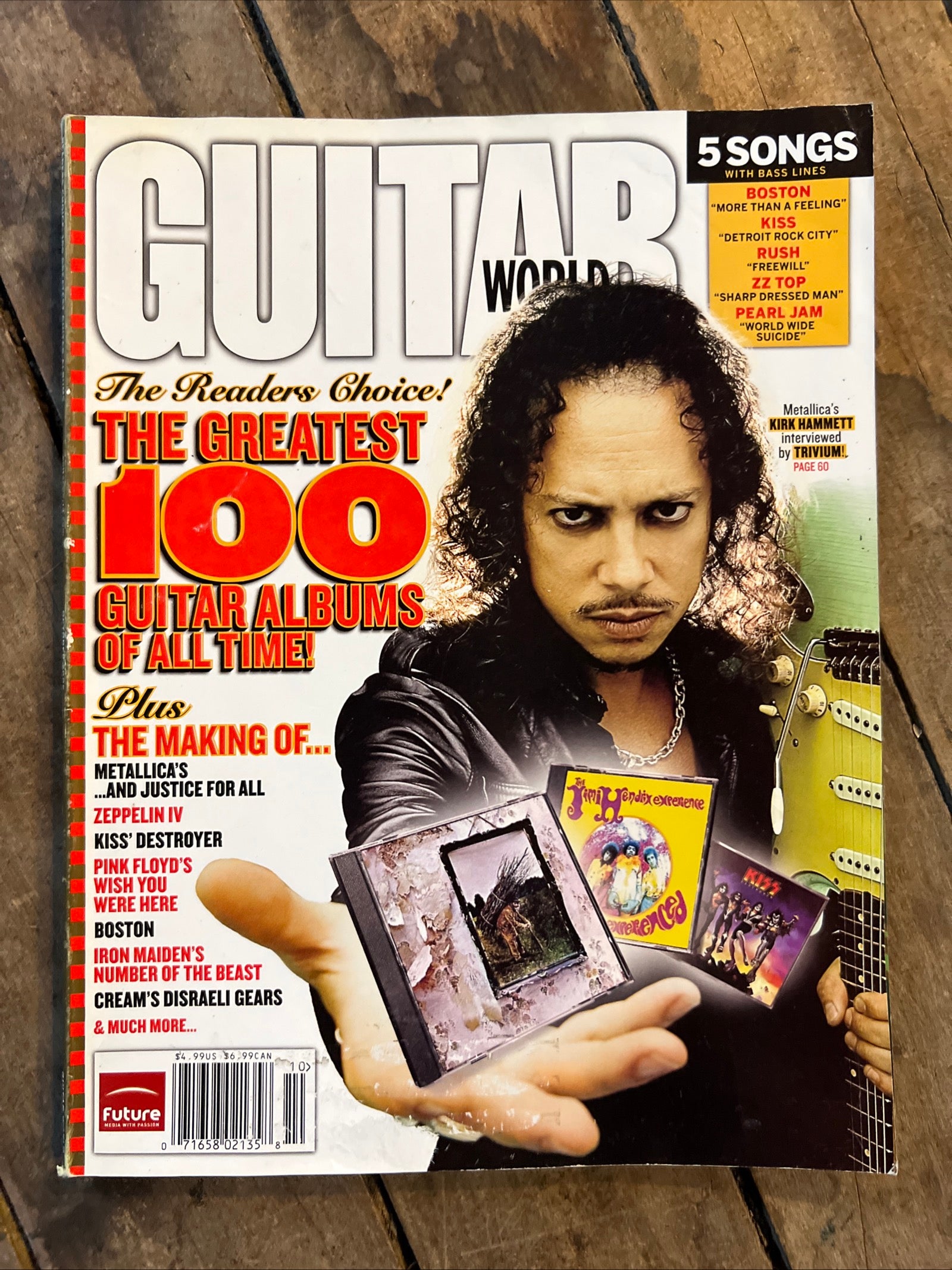 Guitar World Magazine - October 2006 - Metallica’s Kirk Hammett Cover
