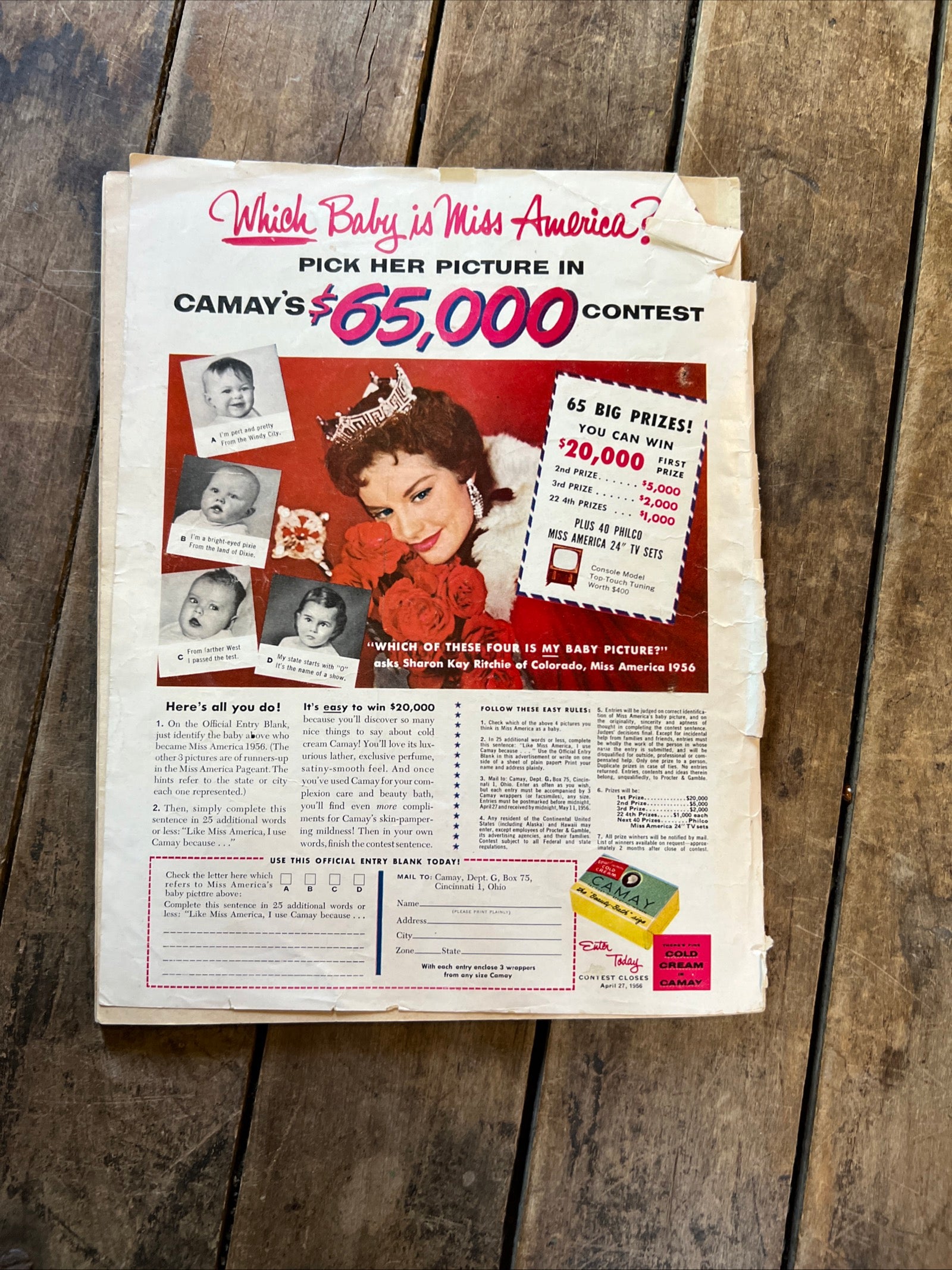 PHOTOPLAY - April 1956 ( Vol.49 No.4 ) Grace Kelly Cover & Feature
