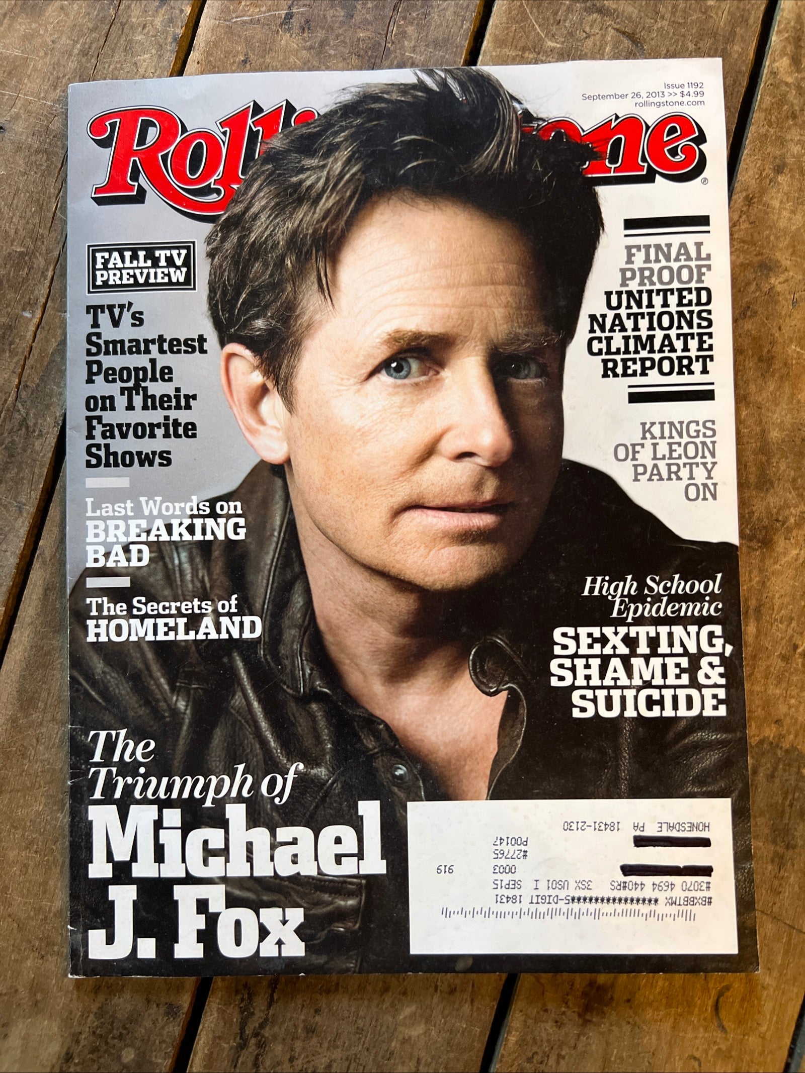 Rolling Stone Magazine - September 2013 Issue - Michael J Fox & Fall TV Preview
