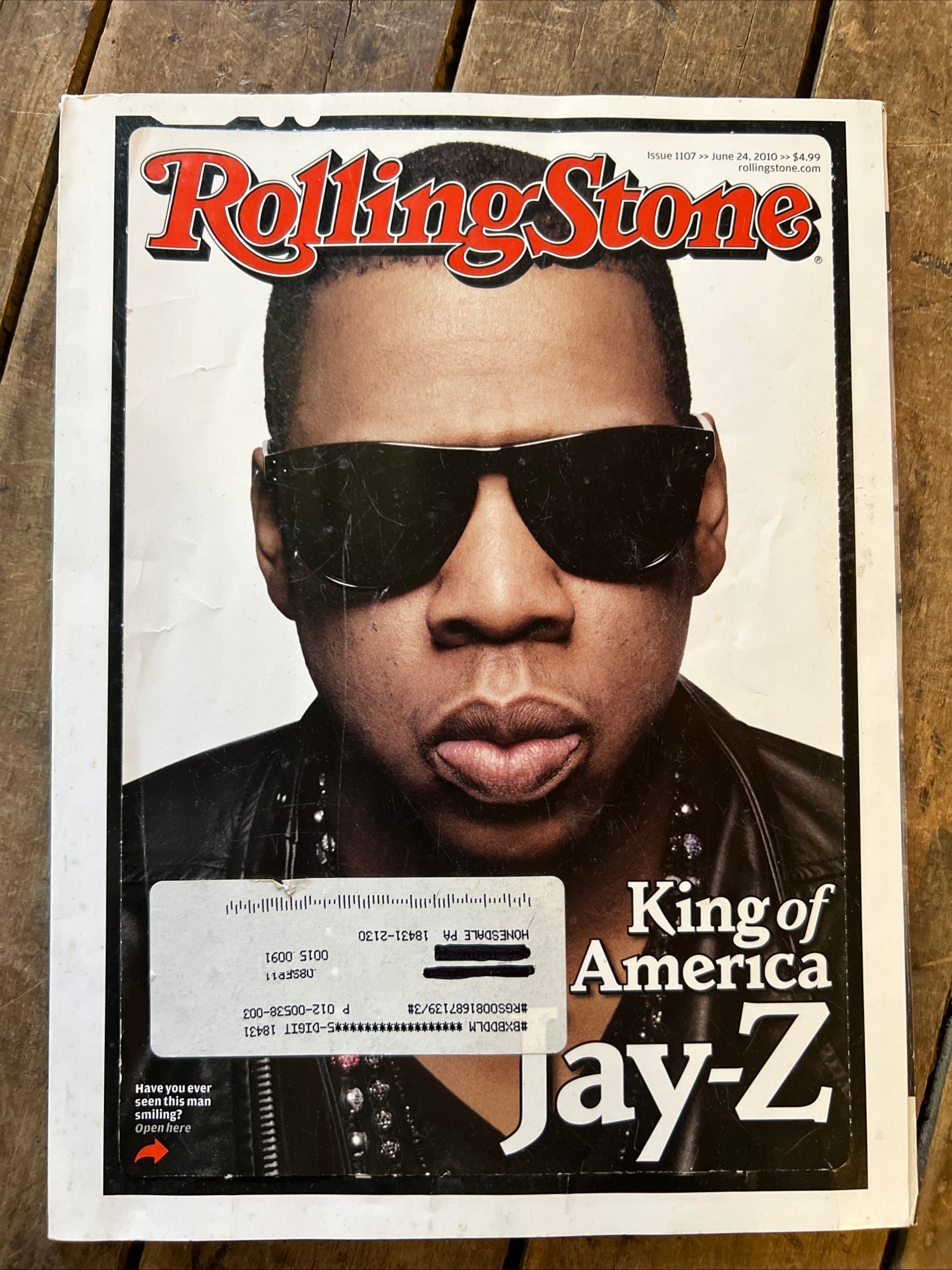 Rolling Stone Magazine - June 2010 Issue - King Of America JAY-Z Cover