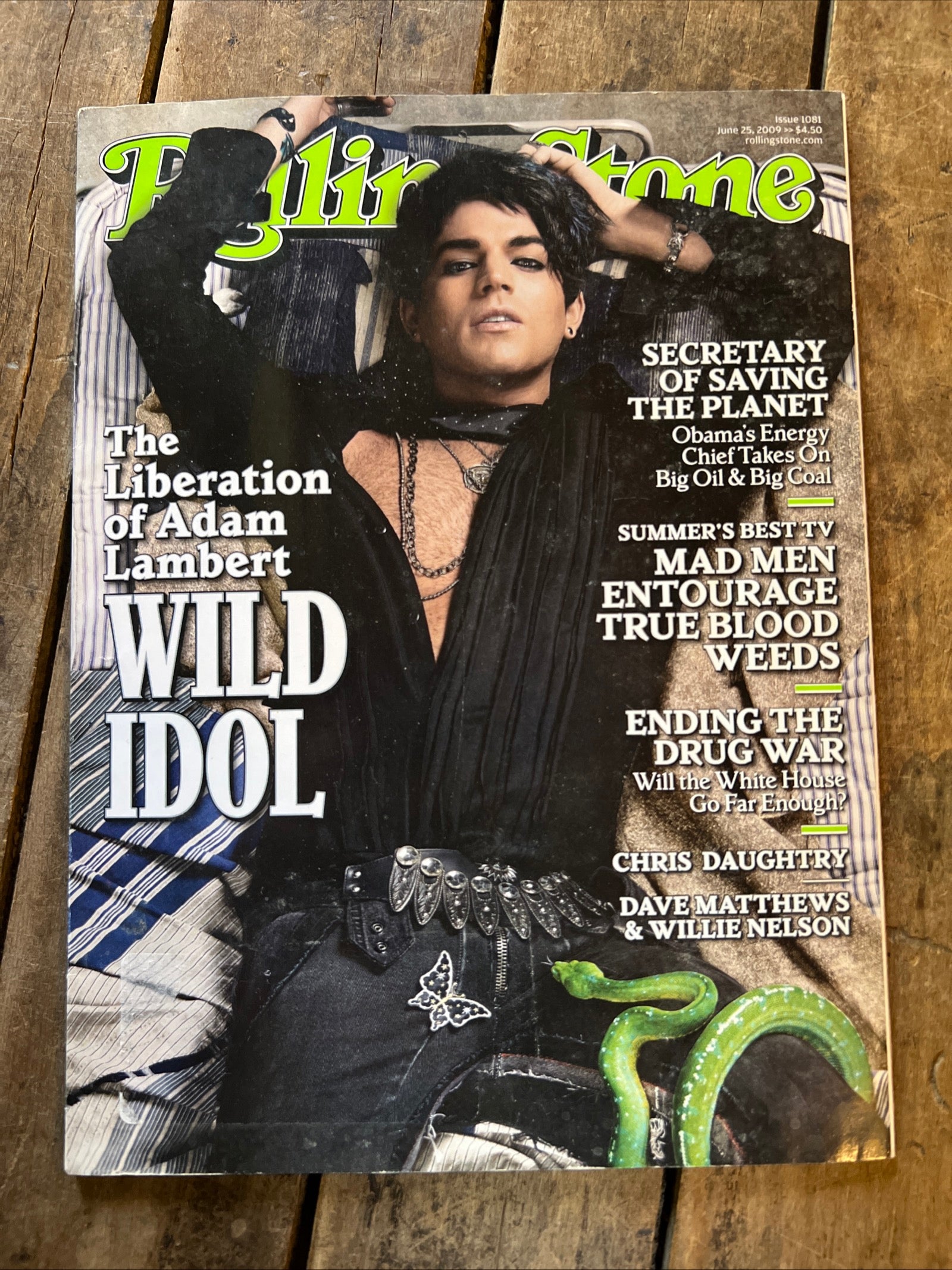 Rolling Stone Magazine - June 2009 Issue - The Liberation of Adam Lambert