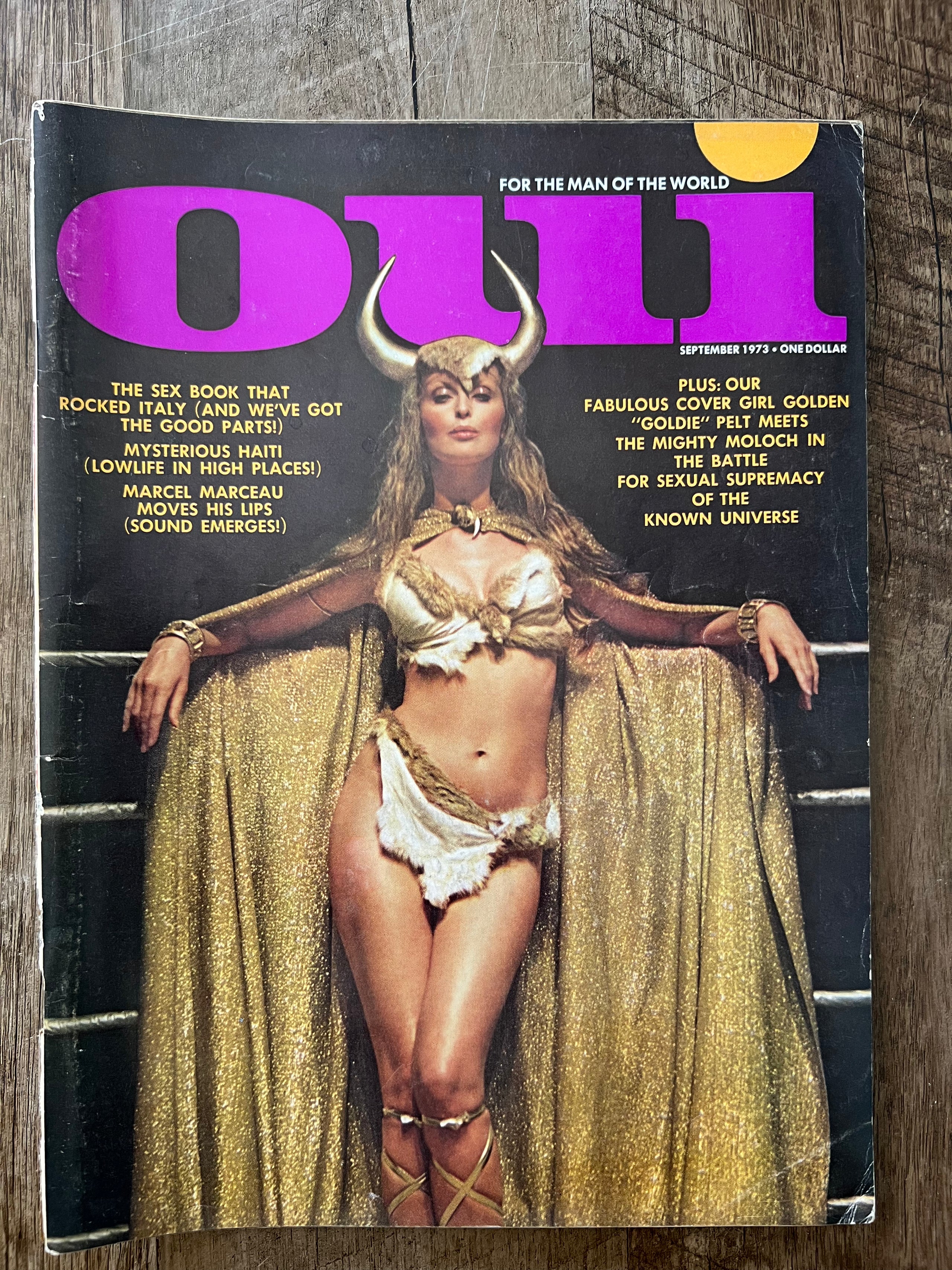 OUI Magazine “ For The Man of The World ” - September 1973 Issue