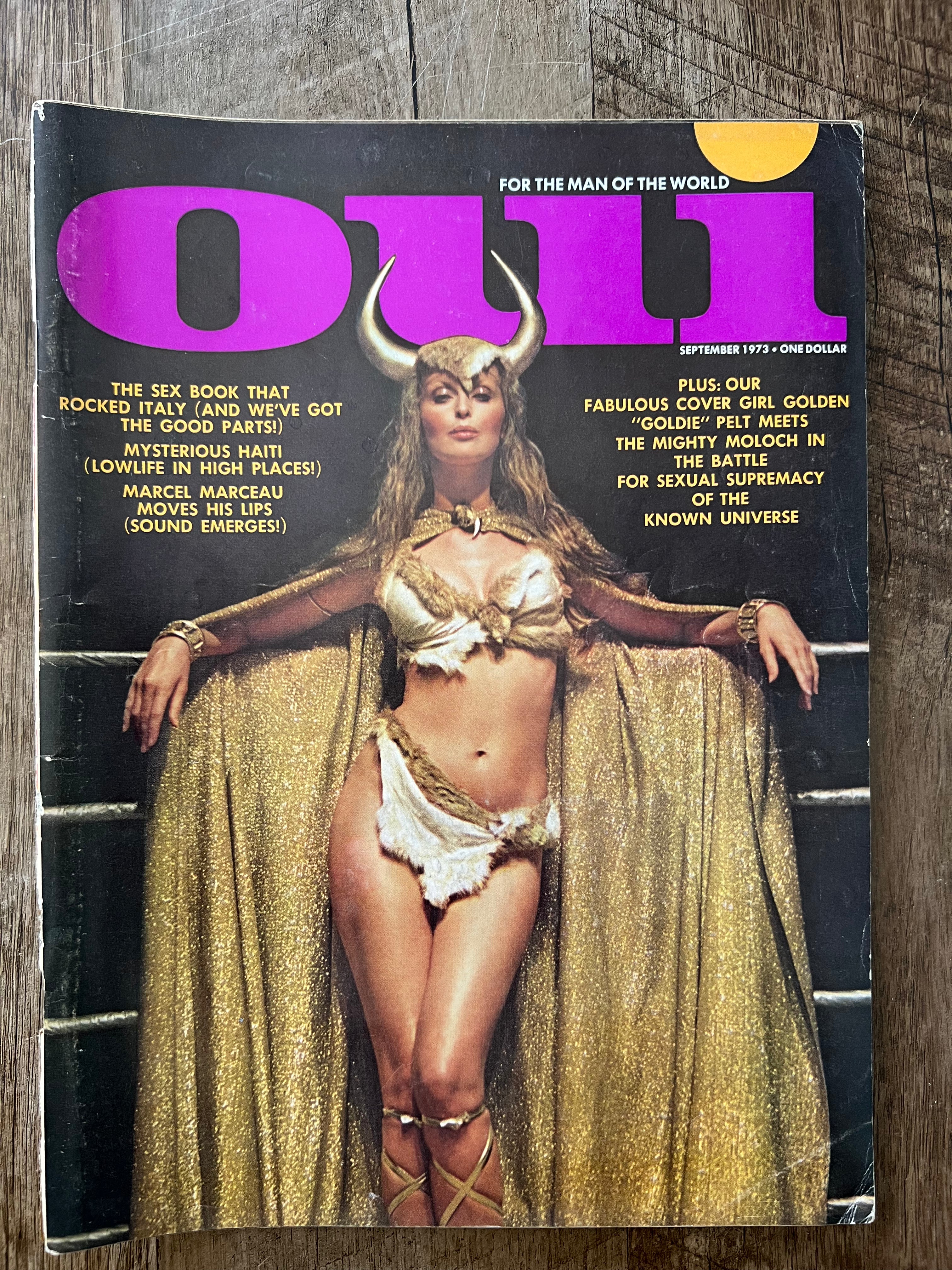 OUI Magazine “ For The Man of The World ” - September 1973 Issue