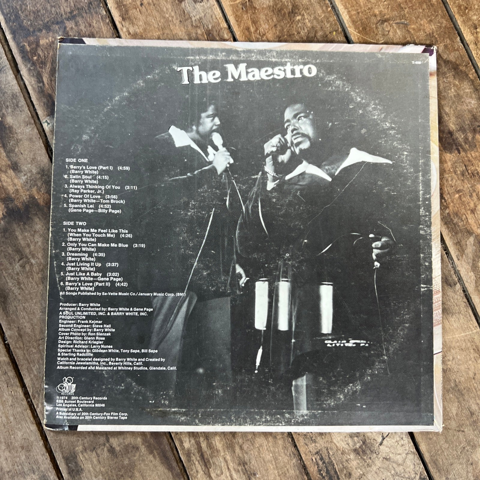 The Love Unlimited Orchestra- White Good - 1974 20th Century Records - LP Vinyl
