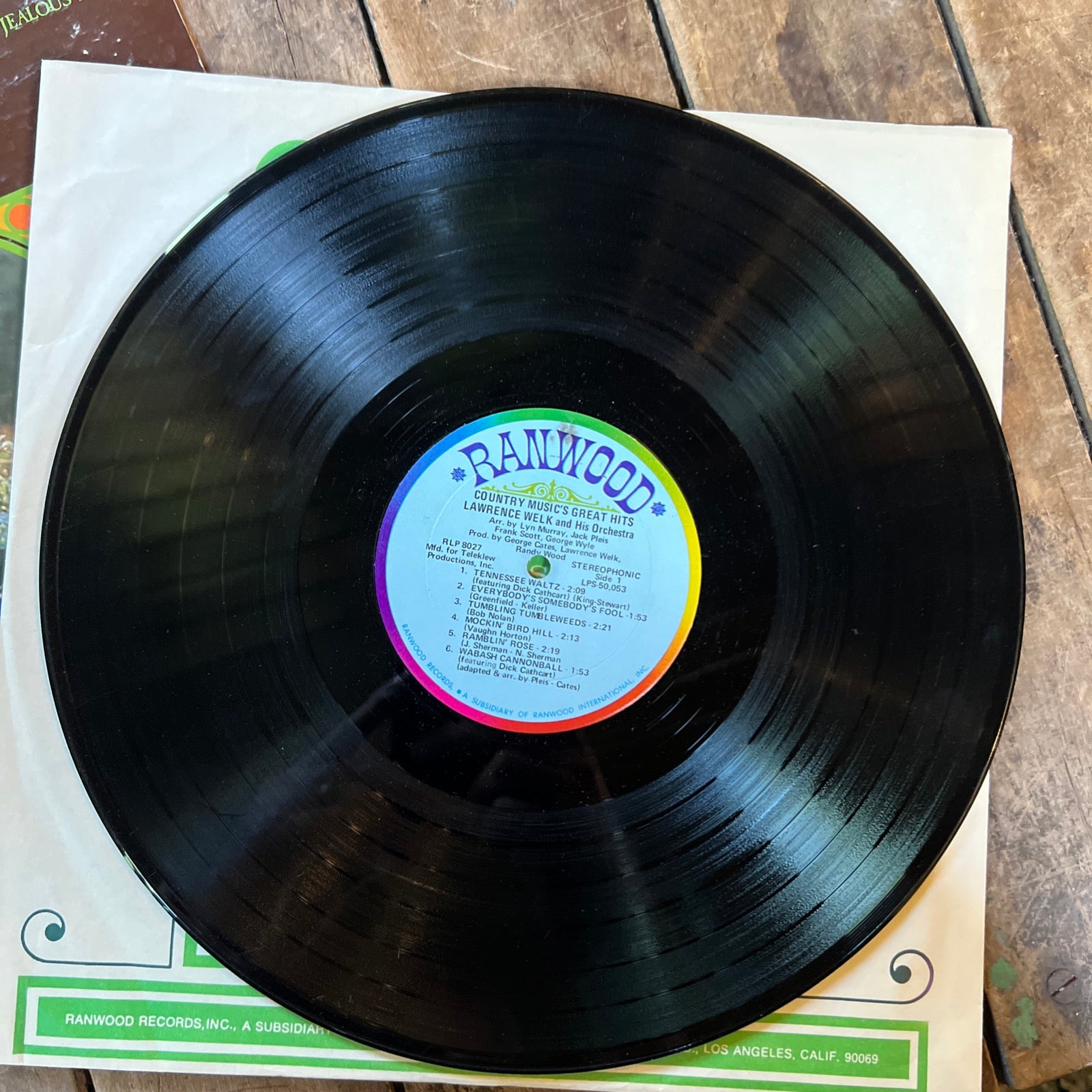 Lawrence Welk Country Music’s Greatest Hits - 1968 Ranwood Records - LP Vinyl