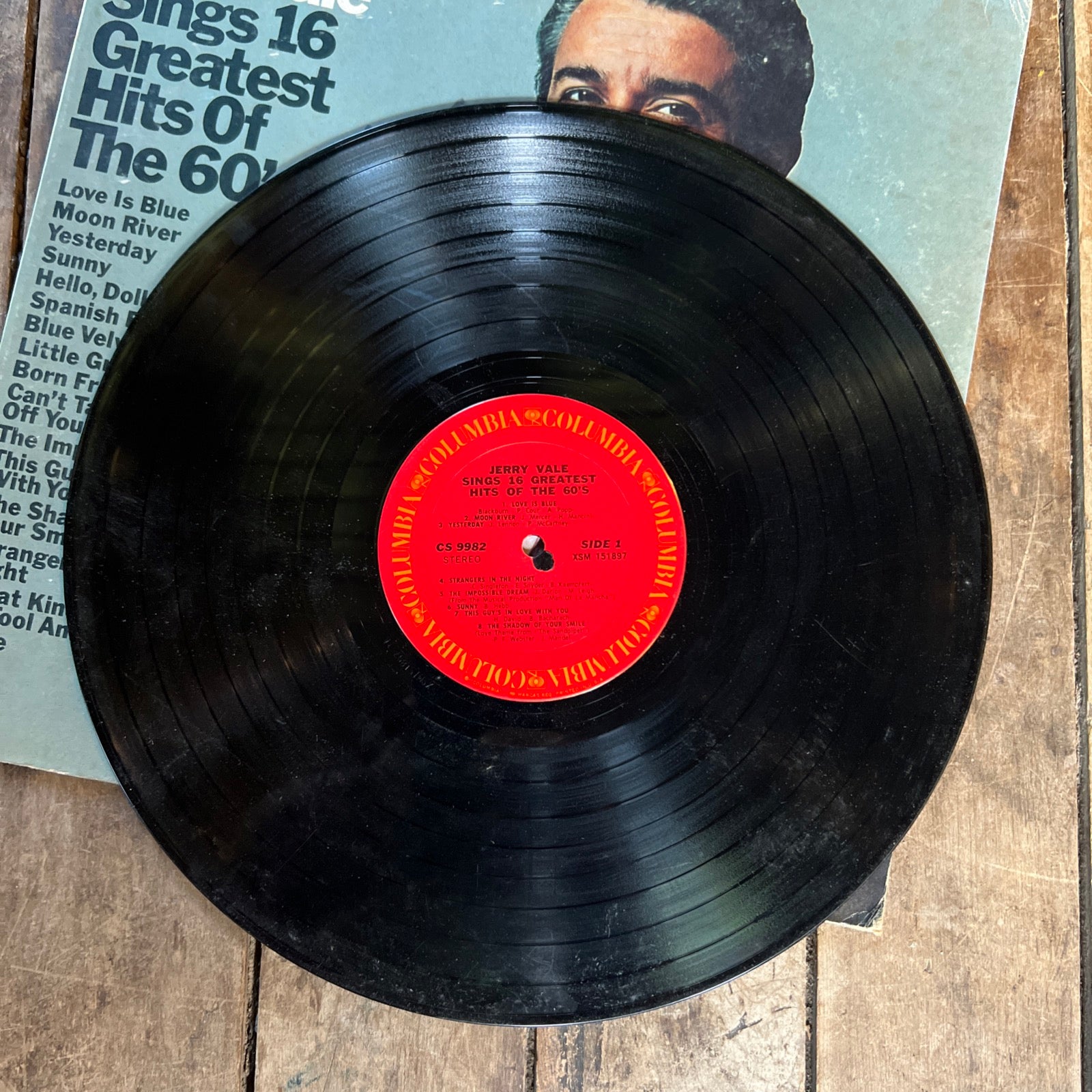 Jerry Vale - Sings 16 Greatest Hits Of The 60s- 1970 Columbia Records - LP Vinyl