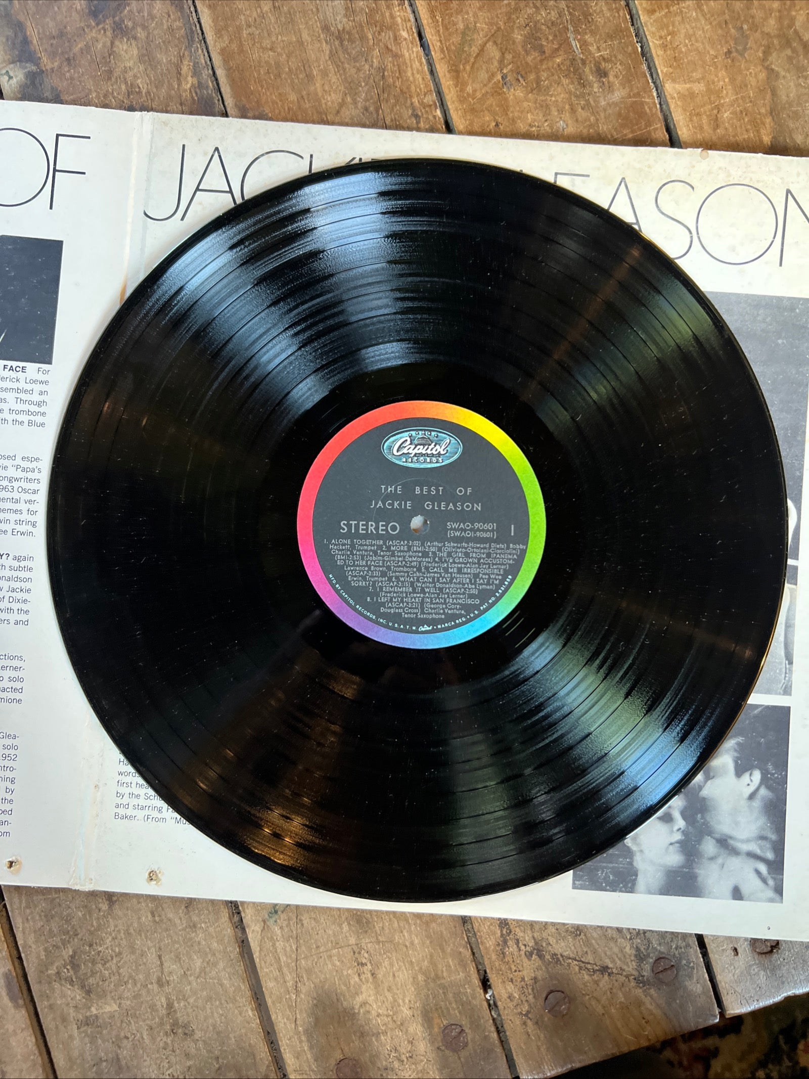 The Best Of Jackie Gleason - 1967 Capitol Records - LP Vinyl Album