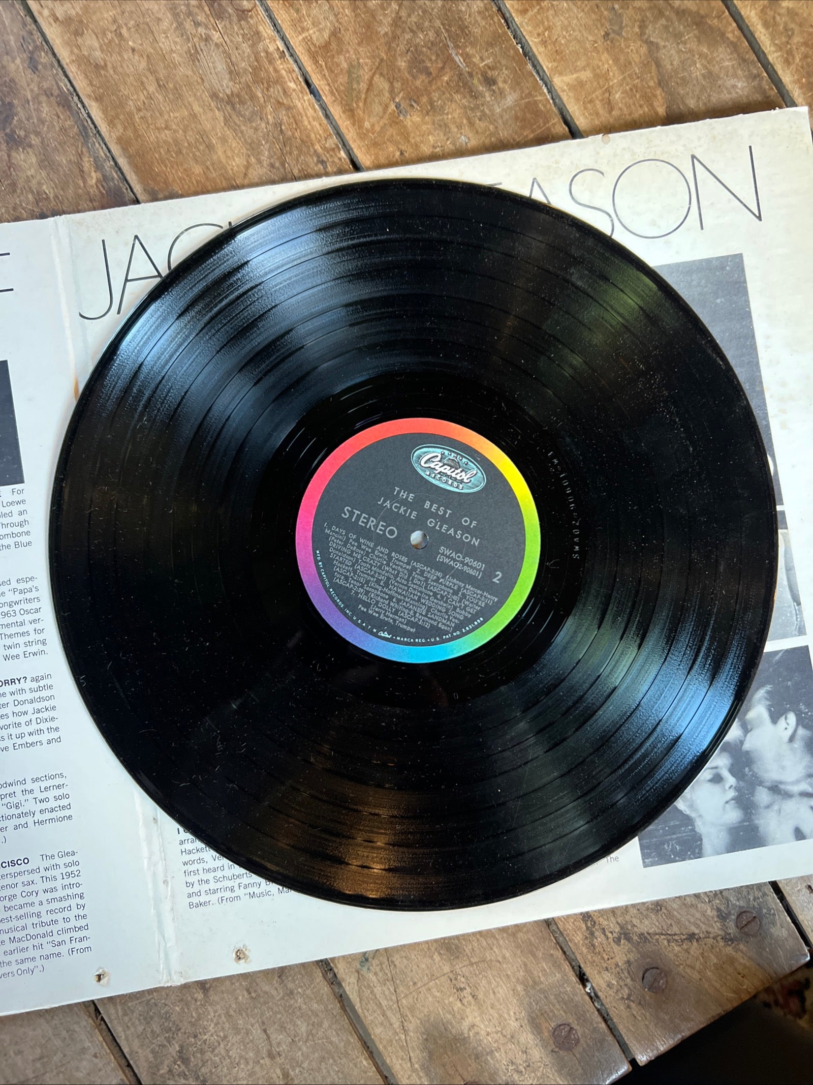 The Best Of Jackie Gleason - 1967 Capitol Records - LP Vinyl Album