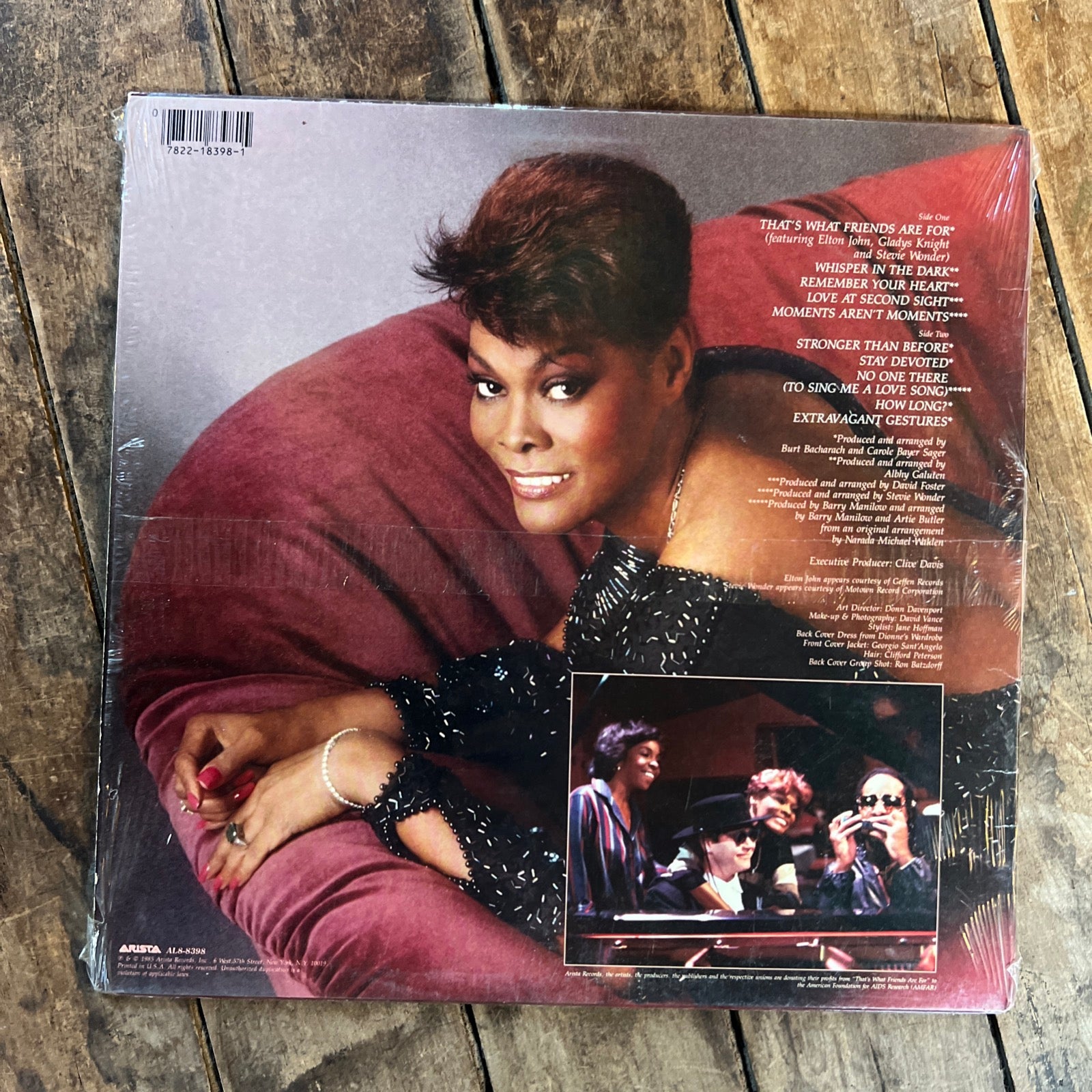 Dionne Warwick Friends - 1985 Arista Records - LP Vinyl Album