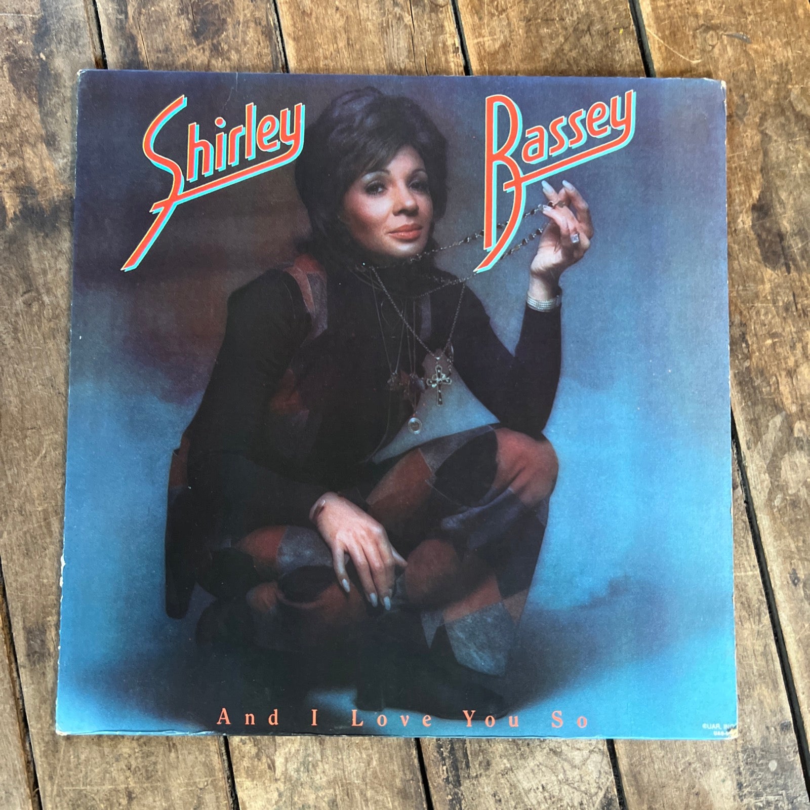 Shirley Bassey And I Love You So - 1972 United Artists Records - LP Vinyl Album