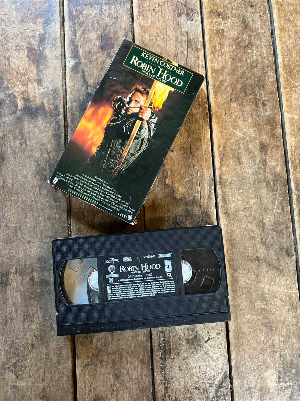 Robin Hood: Prince of Thieves ( VHS 1991 ) Action / Adventure [PG-13]